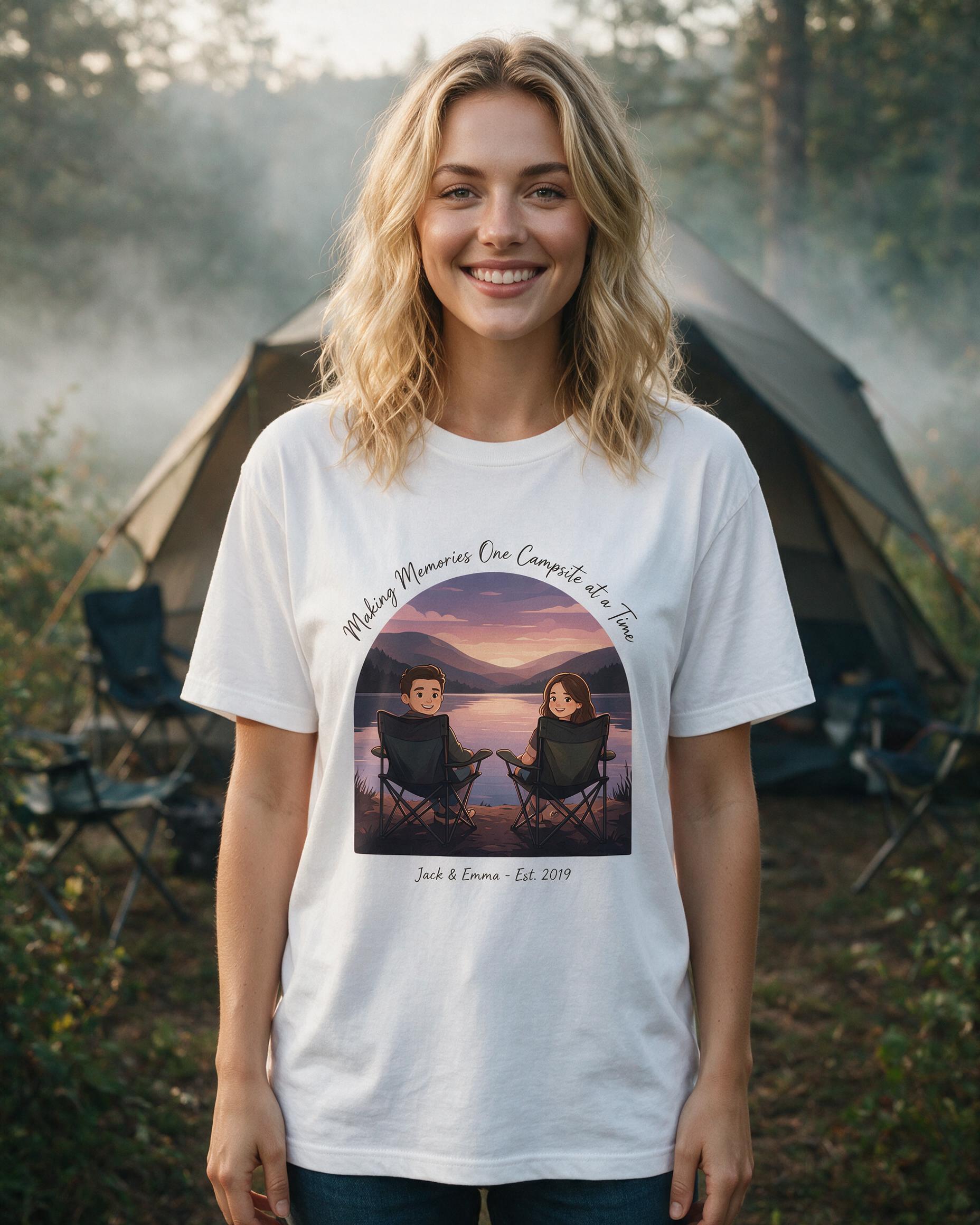 Camping: Couple Campsite Memories — White