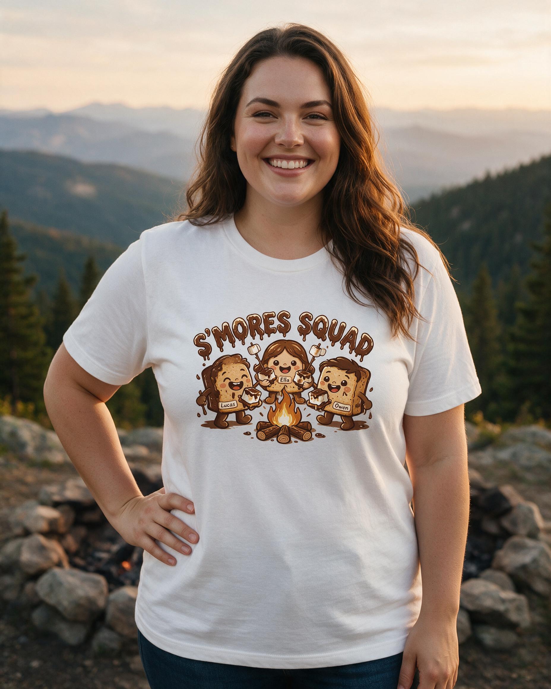 Camping: S'mores Squad Kids — White