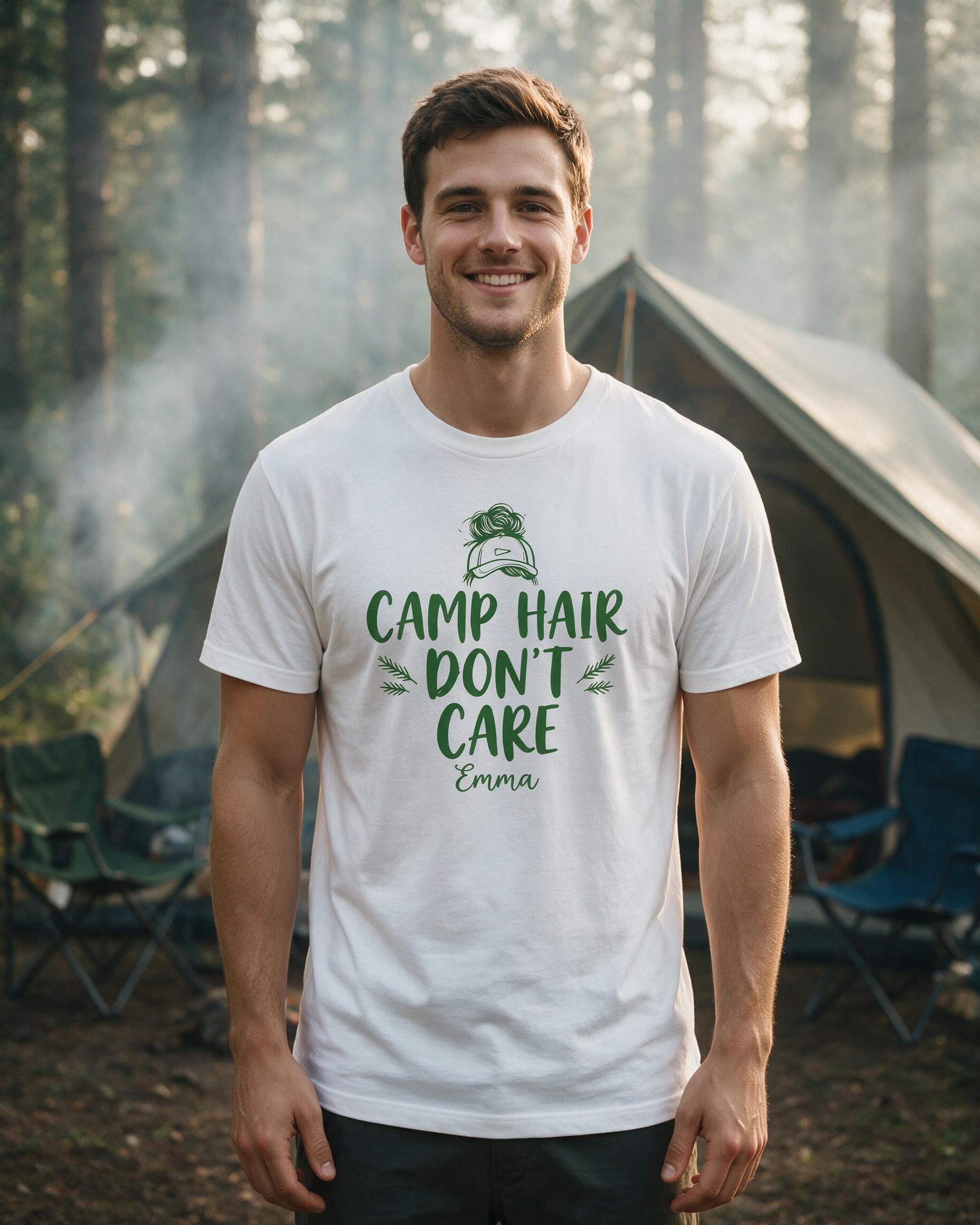 Camping: Camp Hair Don't Care — White