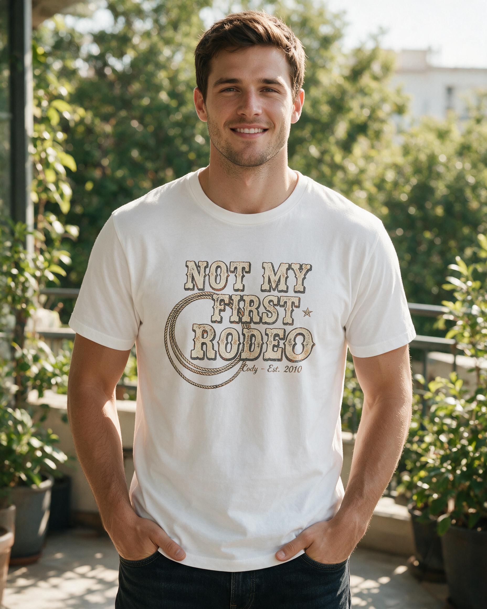 Western: Not My First Rodeo — White