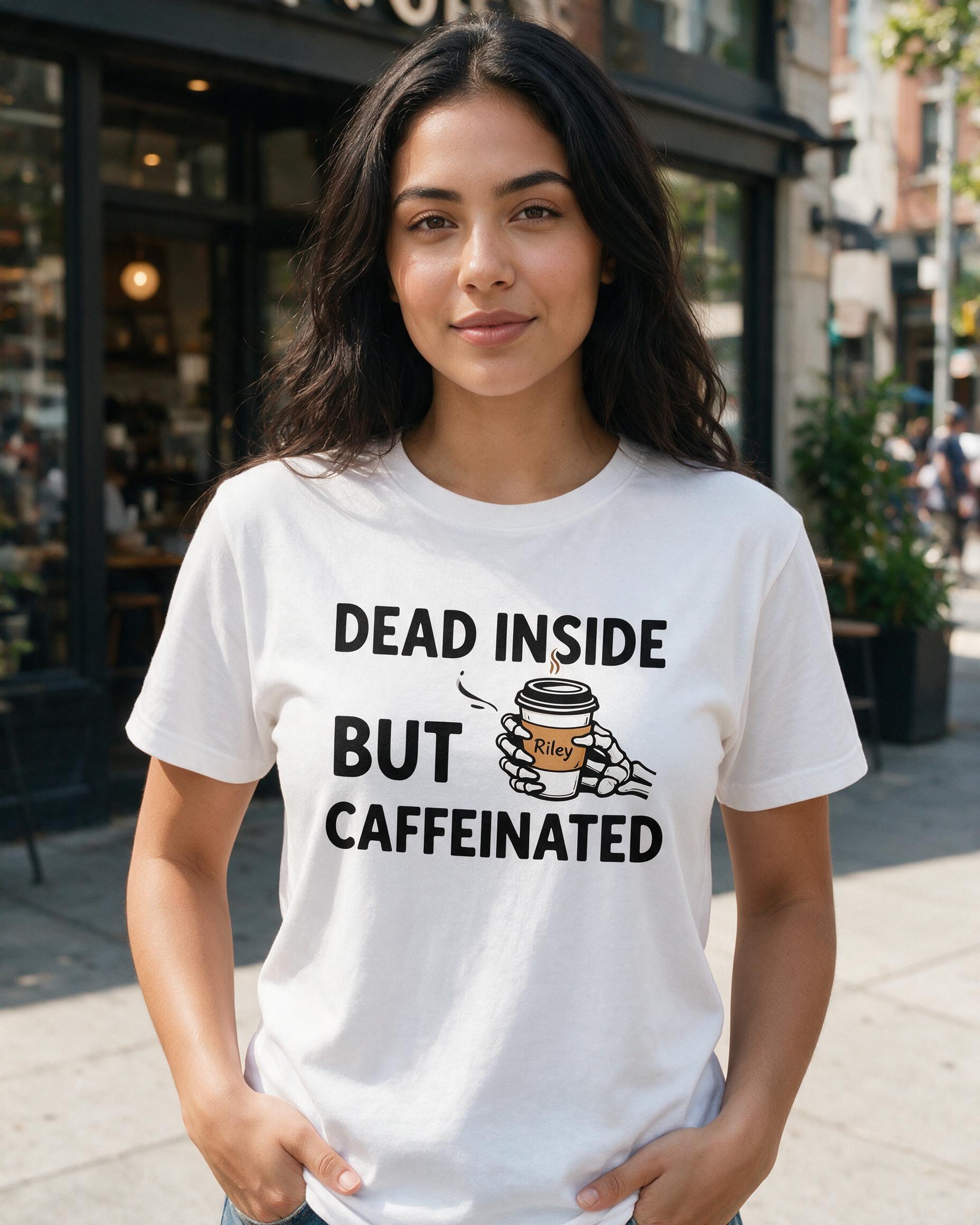 Coffee: Dead Inside But Caffeinated — White