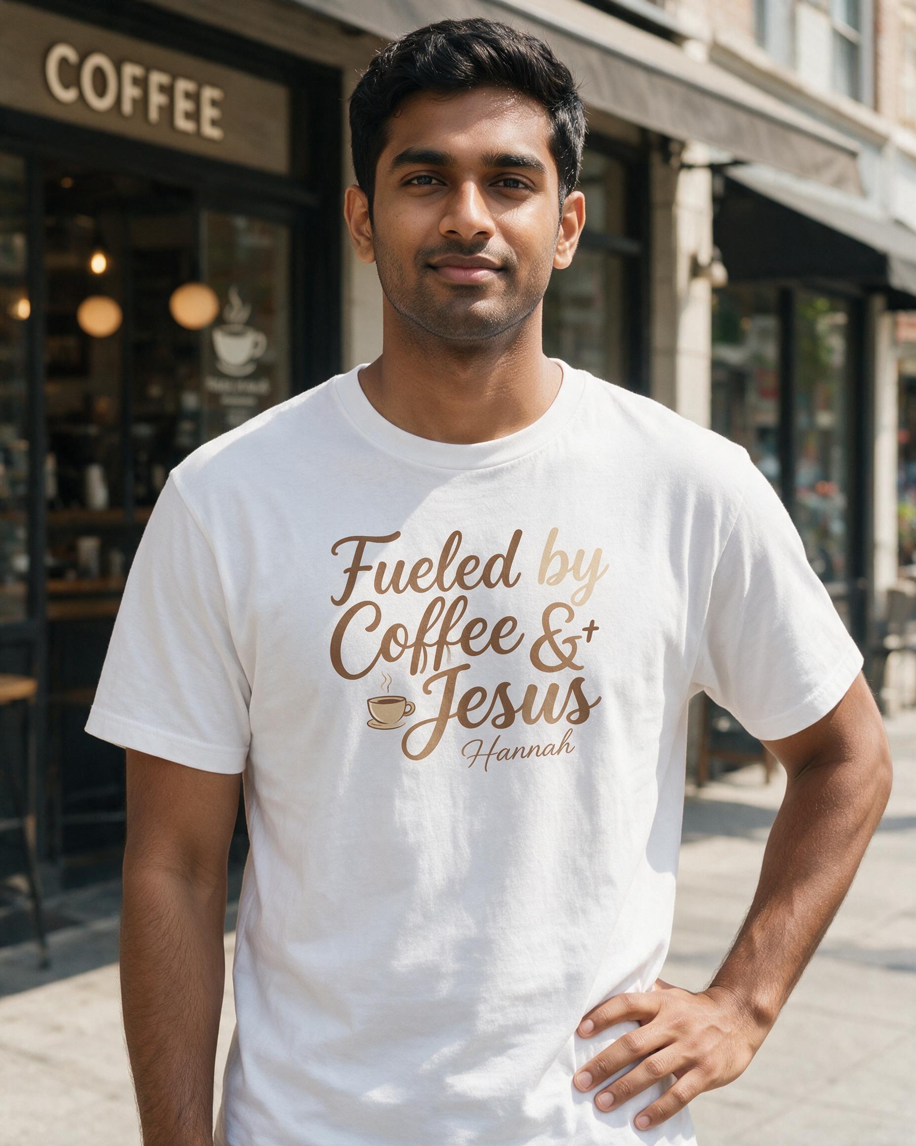 Coffee: Fueled by Coffee & Jesus — White