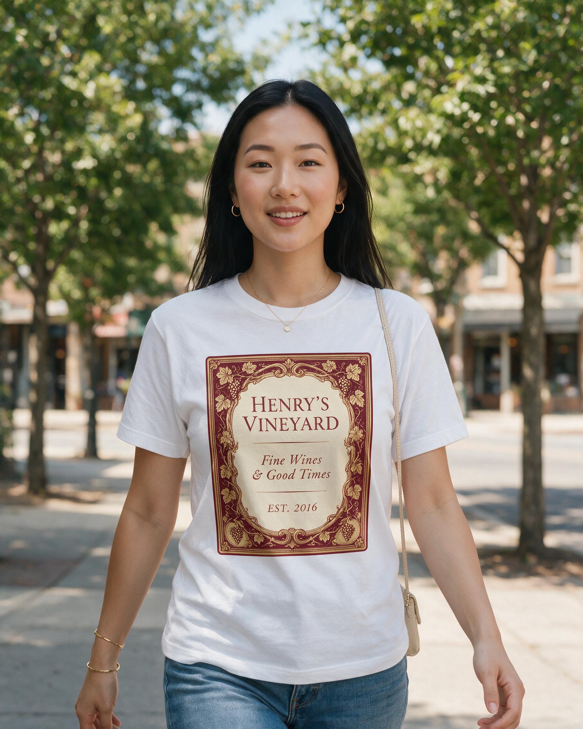 Wine: Vineyard Vintage Label — White