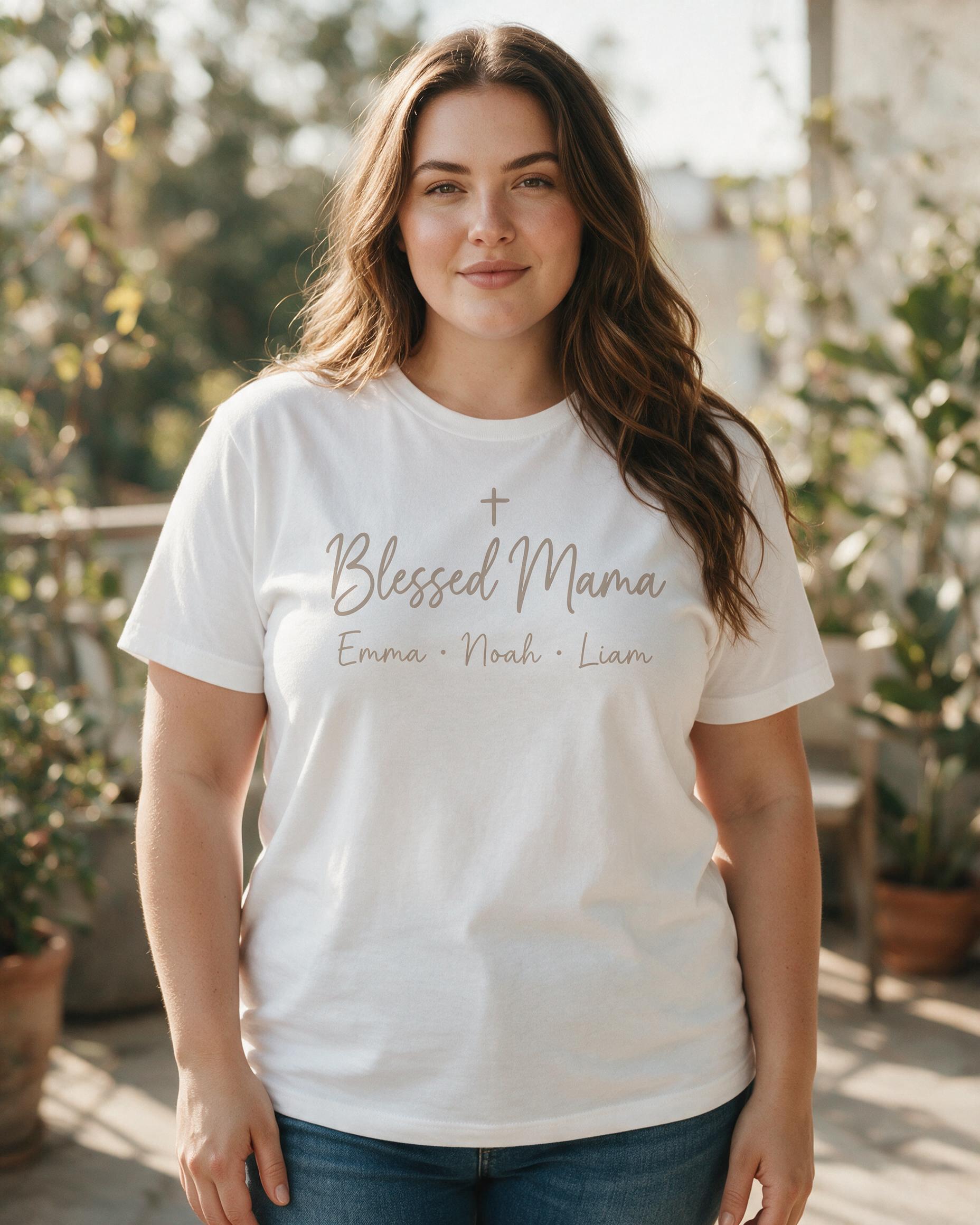 Faith: Blessed Mama Kids Names — White