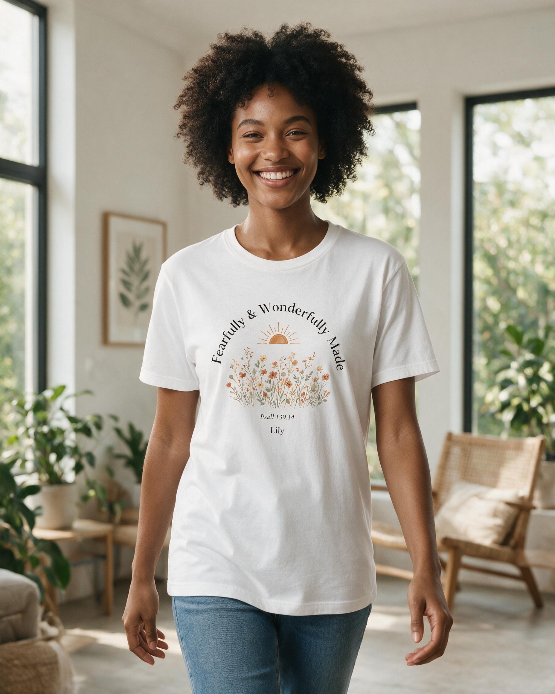 Faith: Wonderfully Made Psalm — White