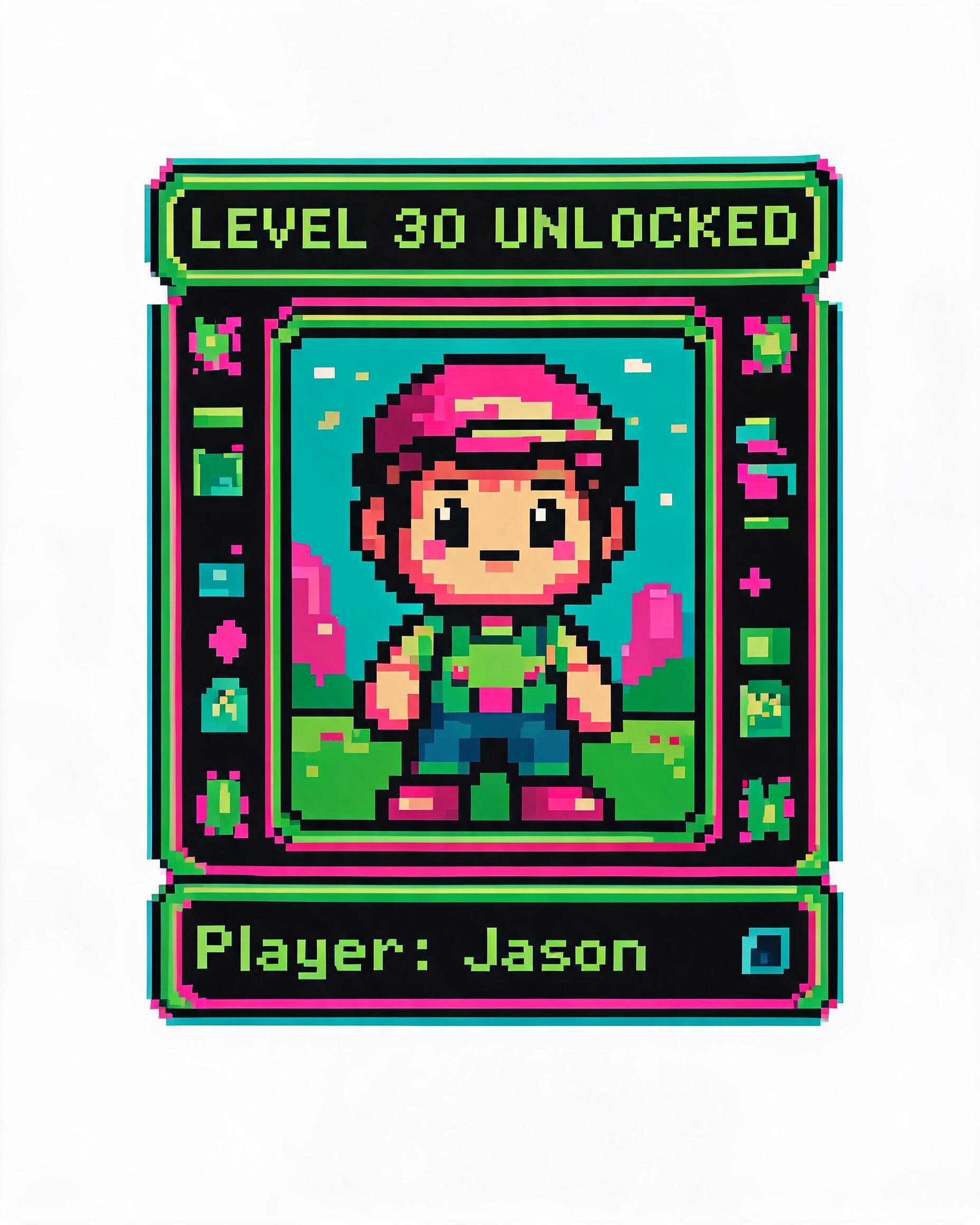 Milestone Birthday: Level Age Unlocked Arcade