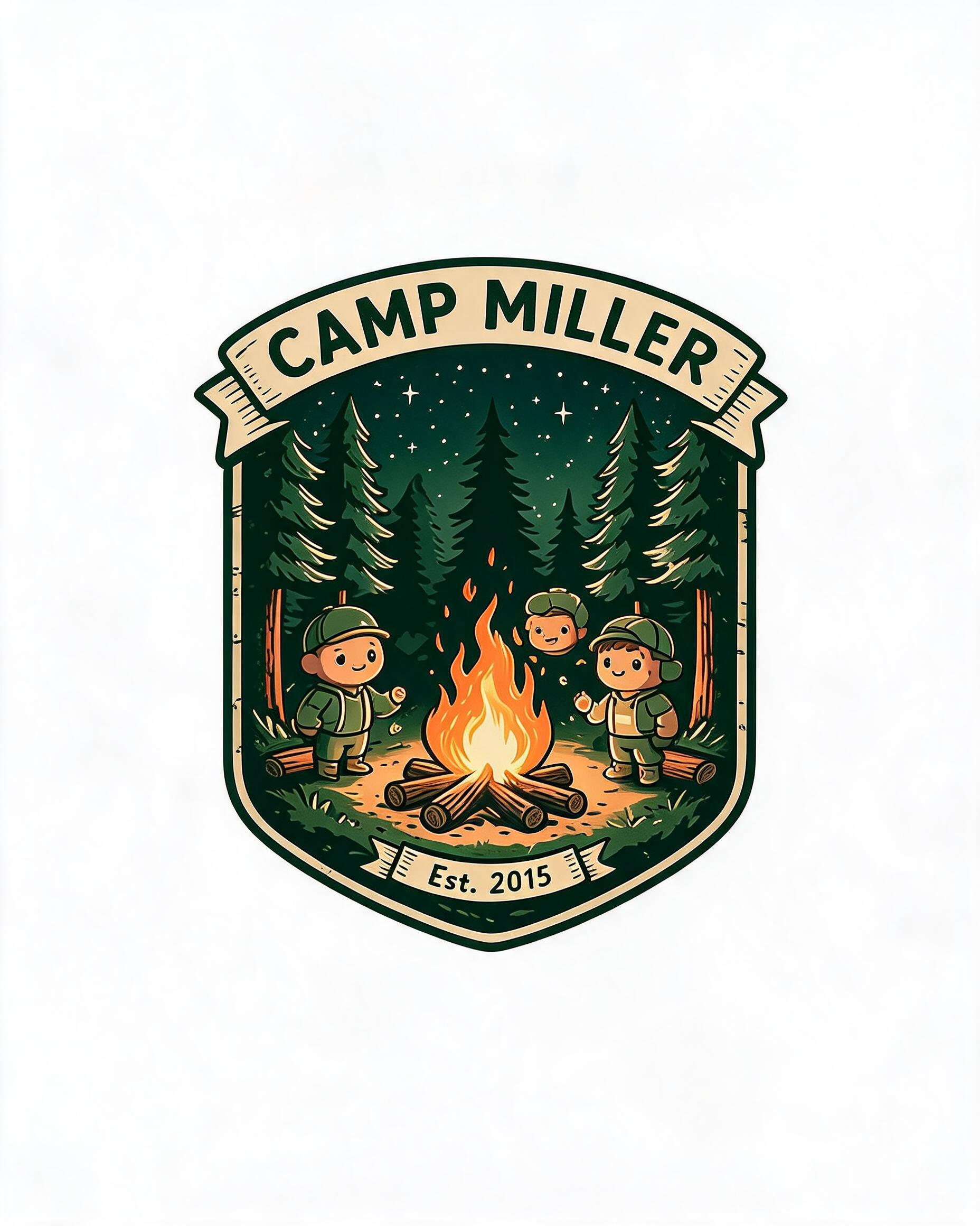 Camping: Camp Lastname Fire Circle