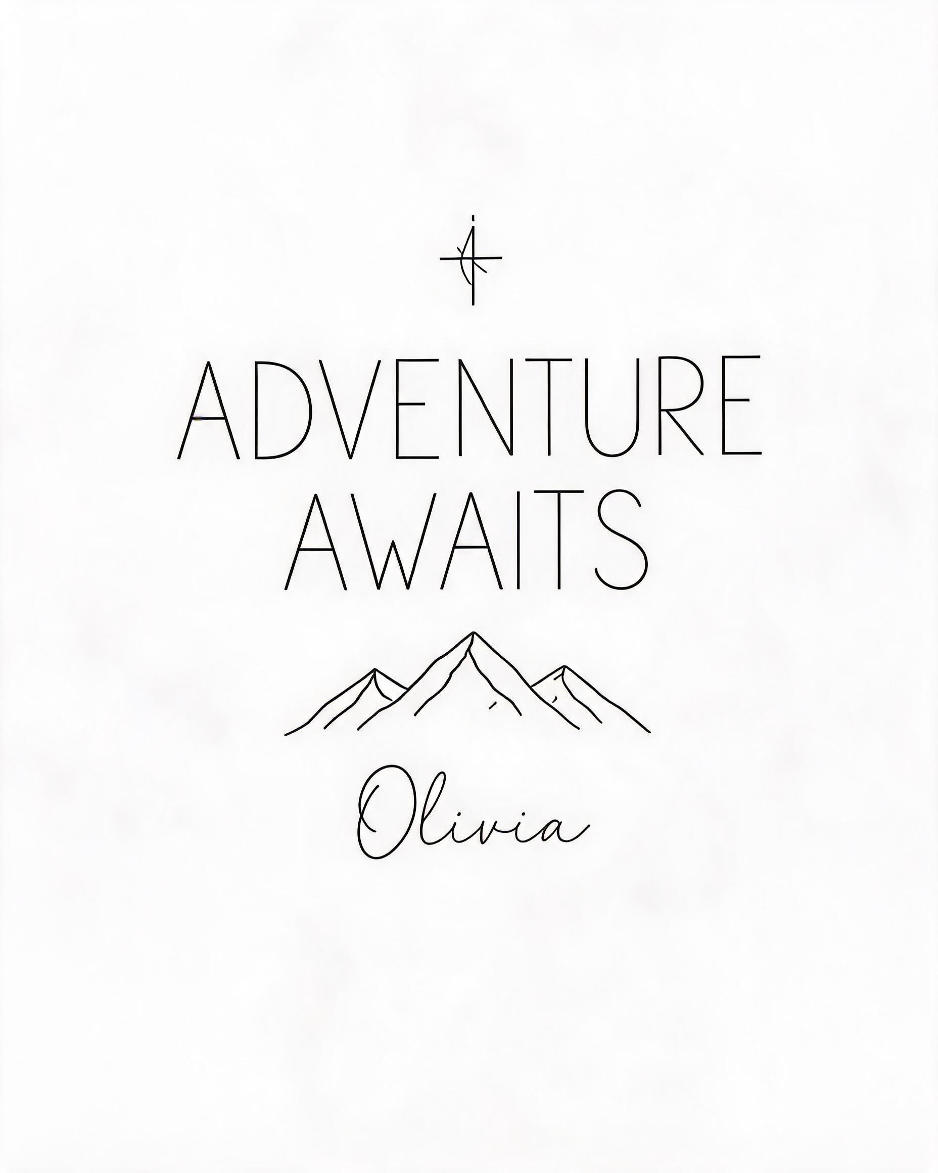 Camping: Adventure Awaits Minimal