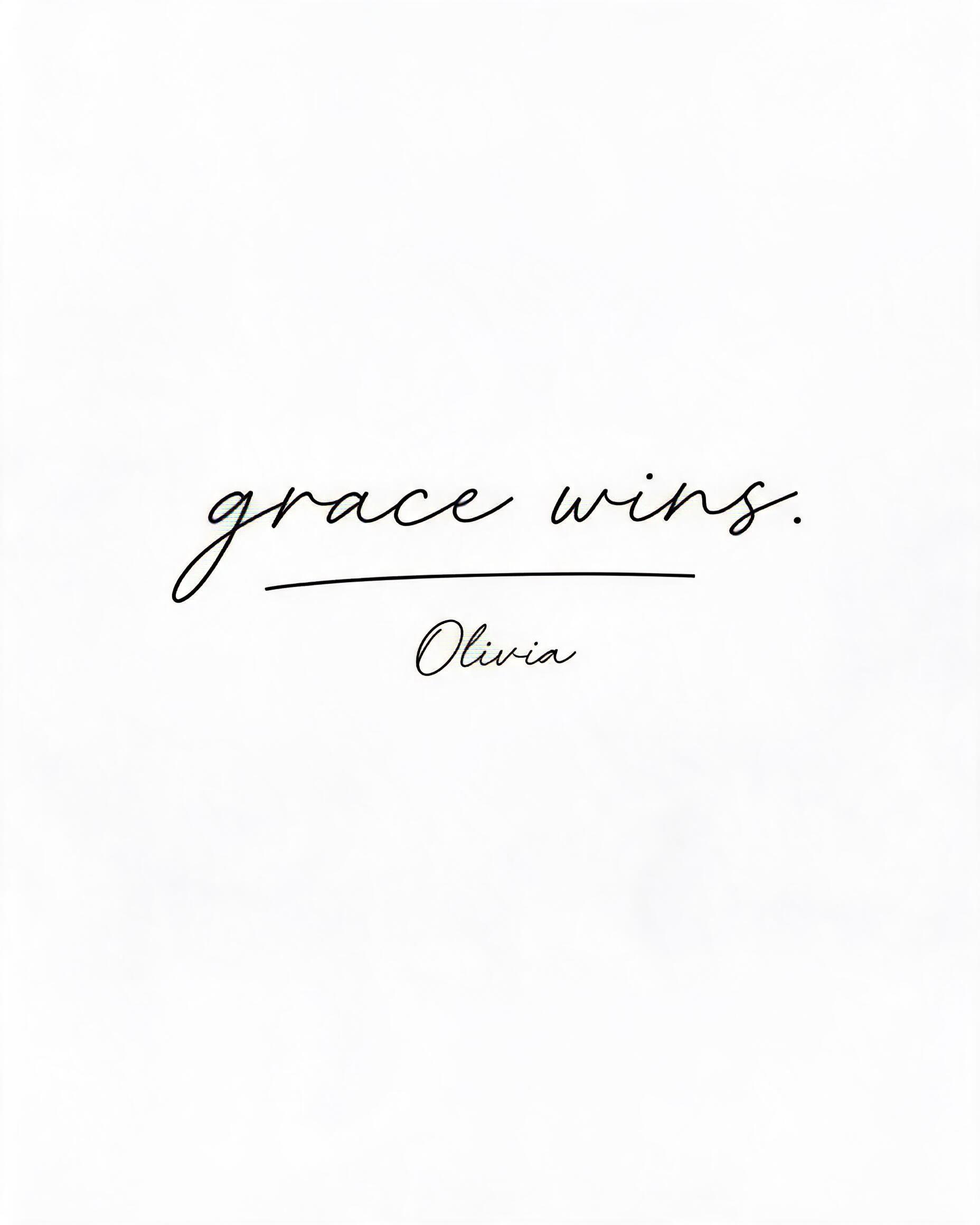 Faith: Grace Wins Minimal