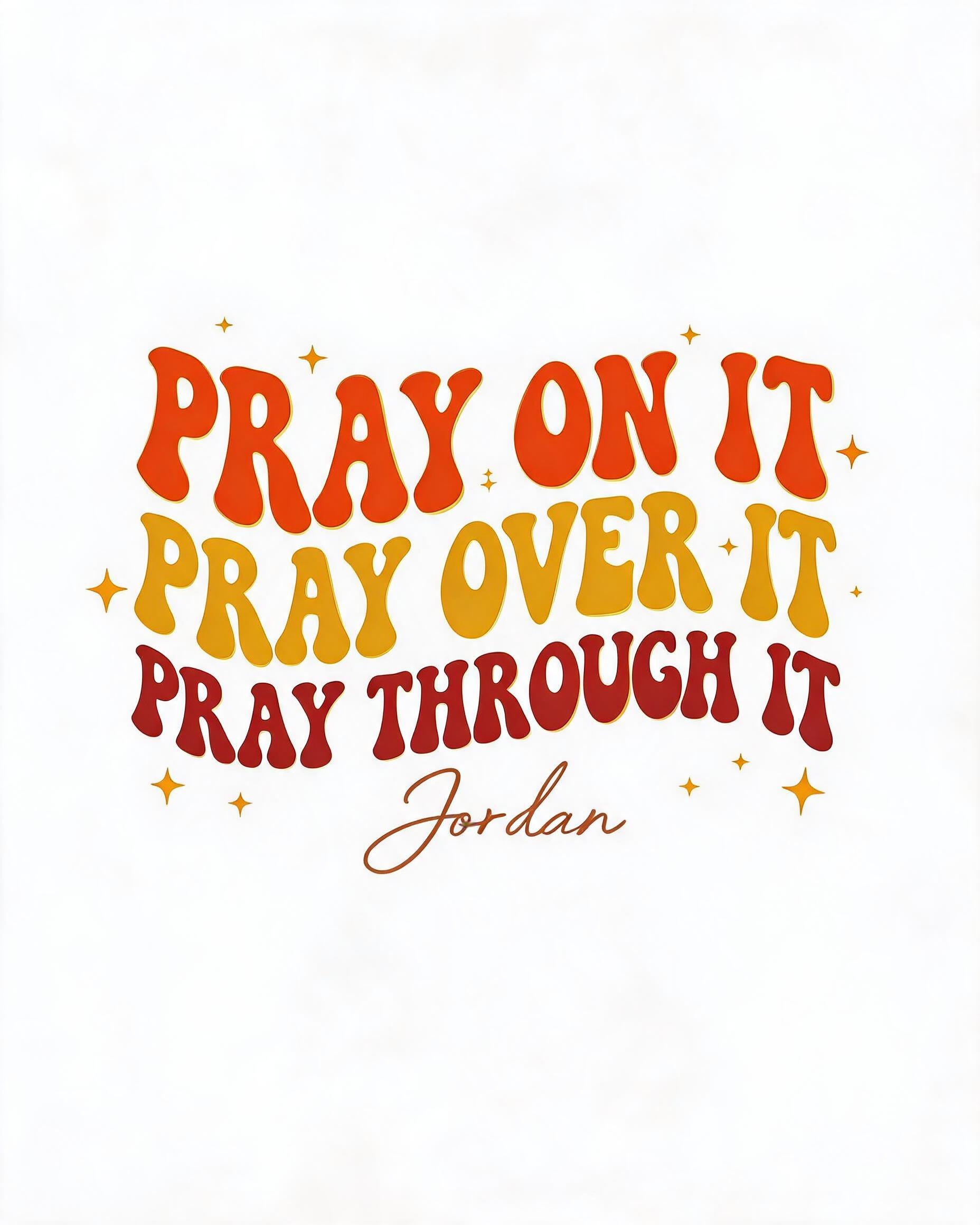 Faith: Pray On It Retro Wave