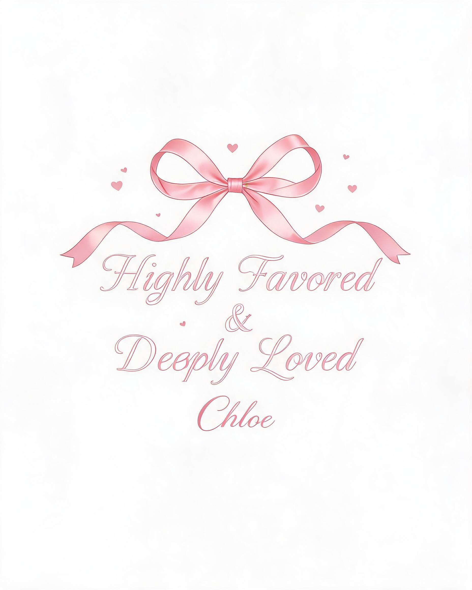 Faith: Highly Favored Coquette