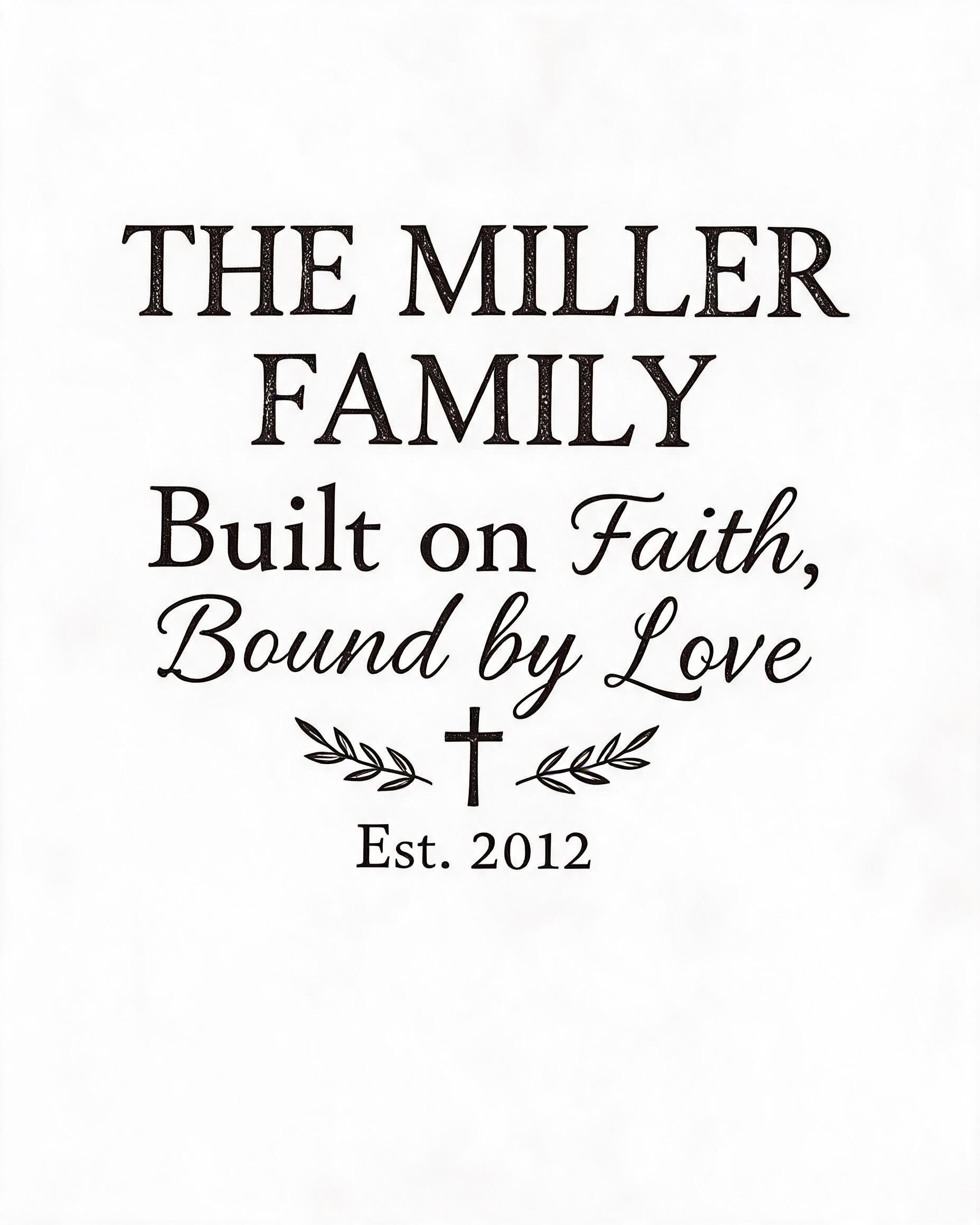 Faith: Family Built on Faith
