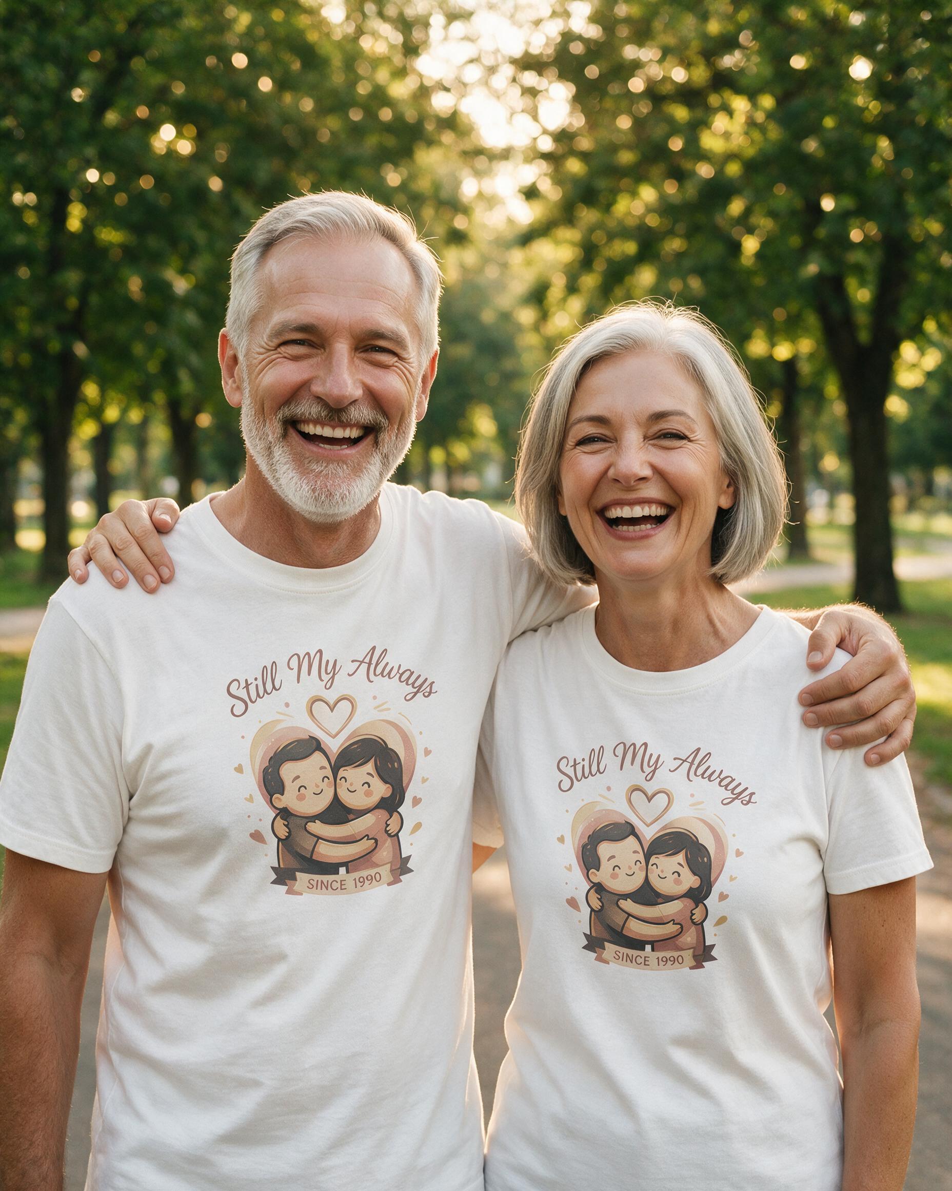 Still My Always Anniversary Personalized Shirt — White