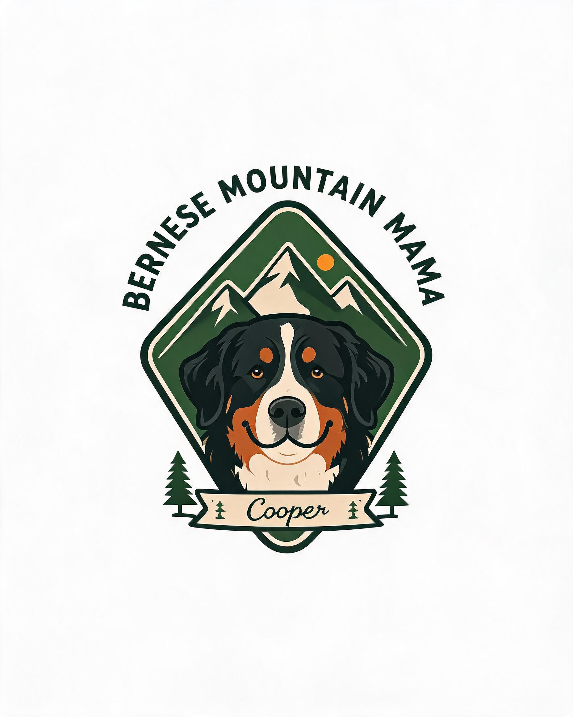 Bernese Mountain Mama Personalized Shirt