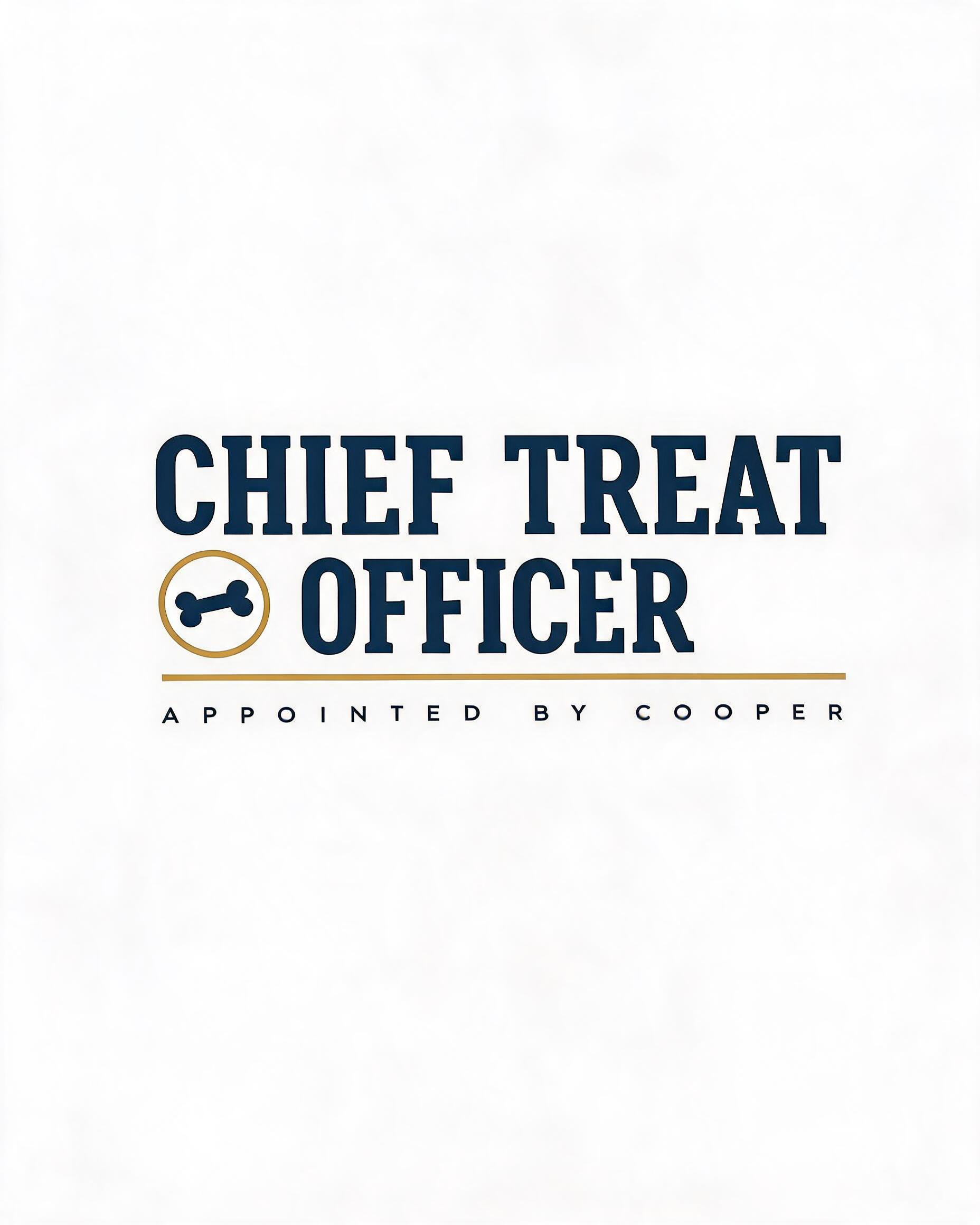 Chief Treat Officer Personalized Dog Dad Shirt