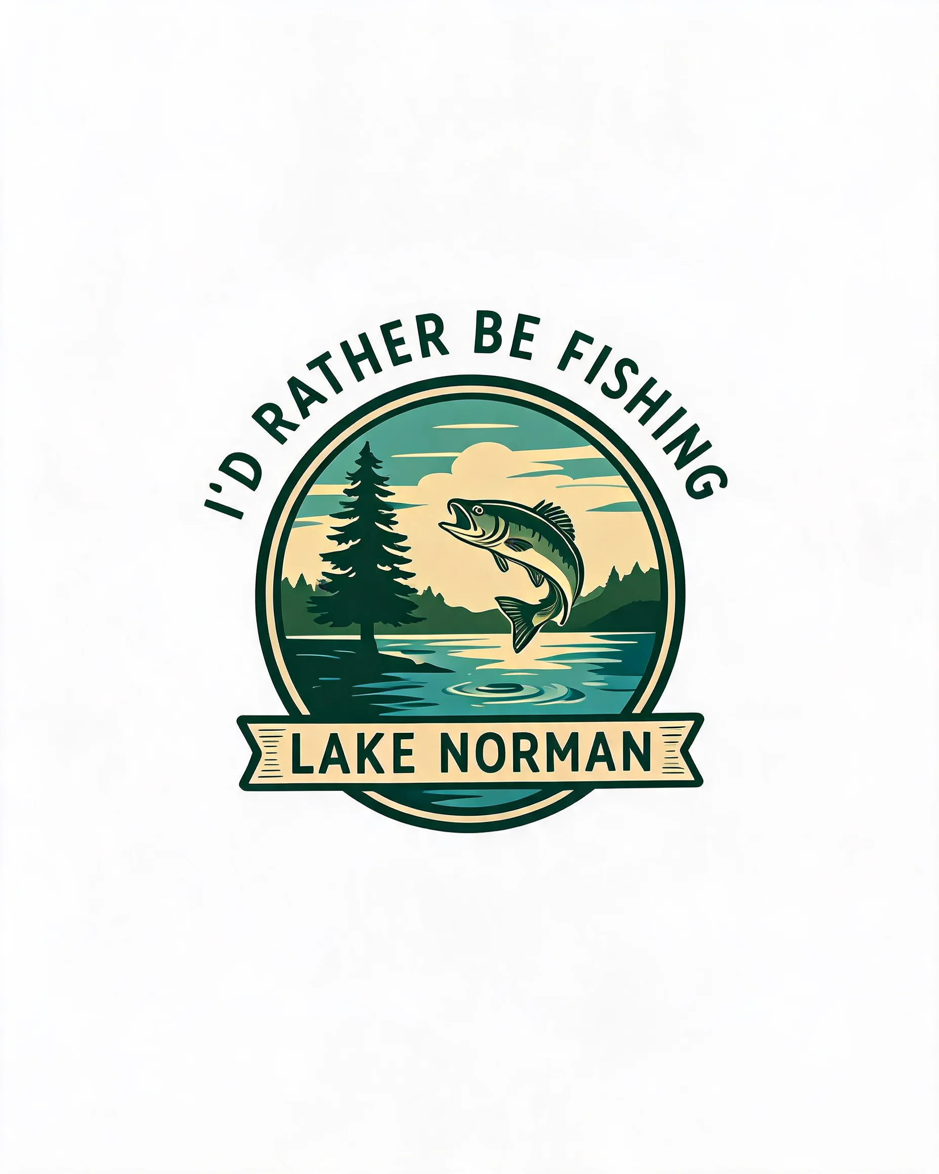 I'd Rather Be Fishing Personalized Fishing Shirt