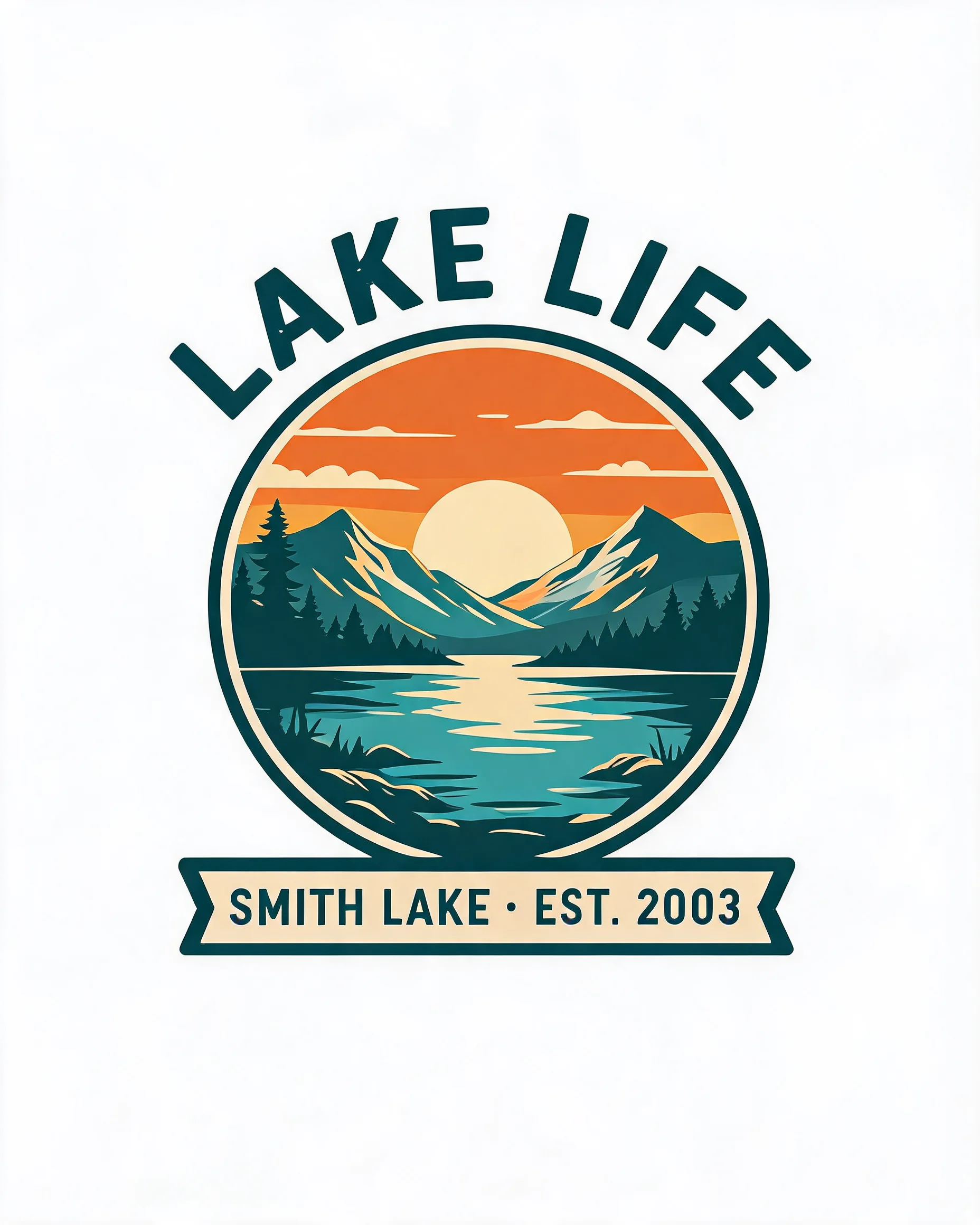 Lake Life Est Personalized Fishing Shirt