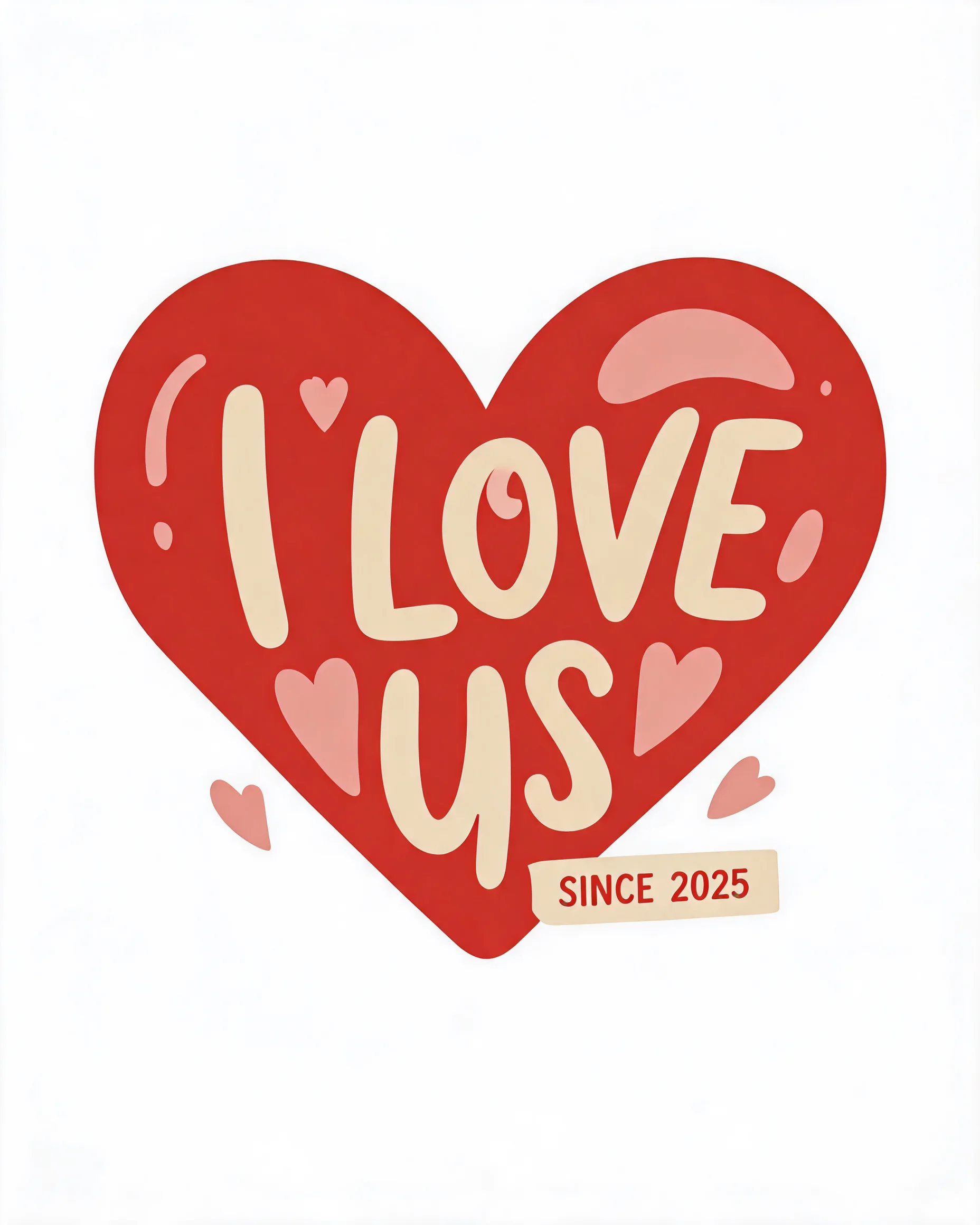 I Love Us Matching Couple Personalized Shirt