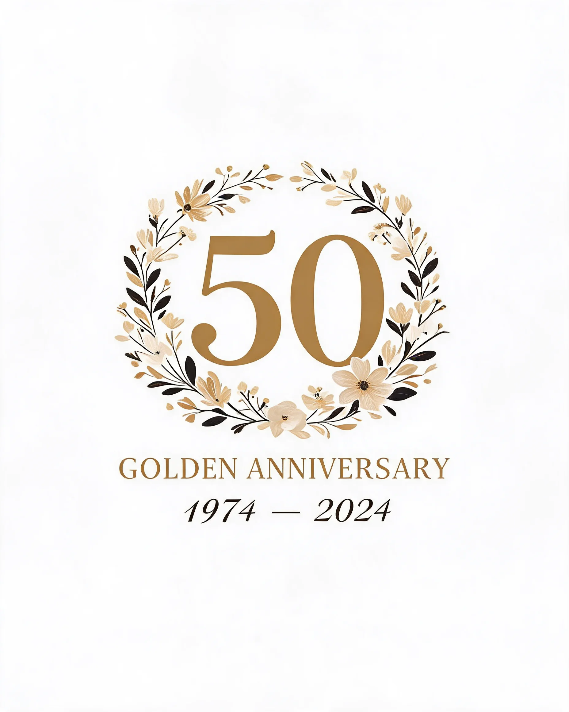 50th Golden Anniversary Personalized Shirt