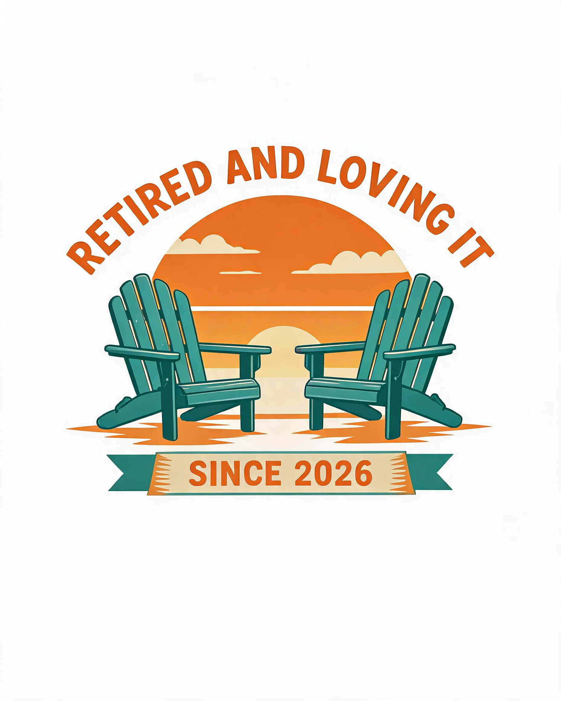 Retired And Loving It Couple Personalized Shirt