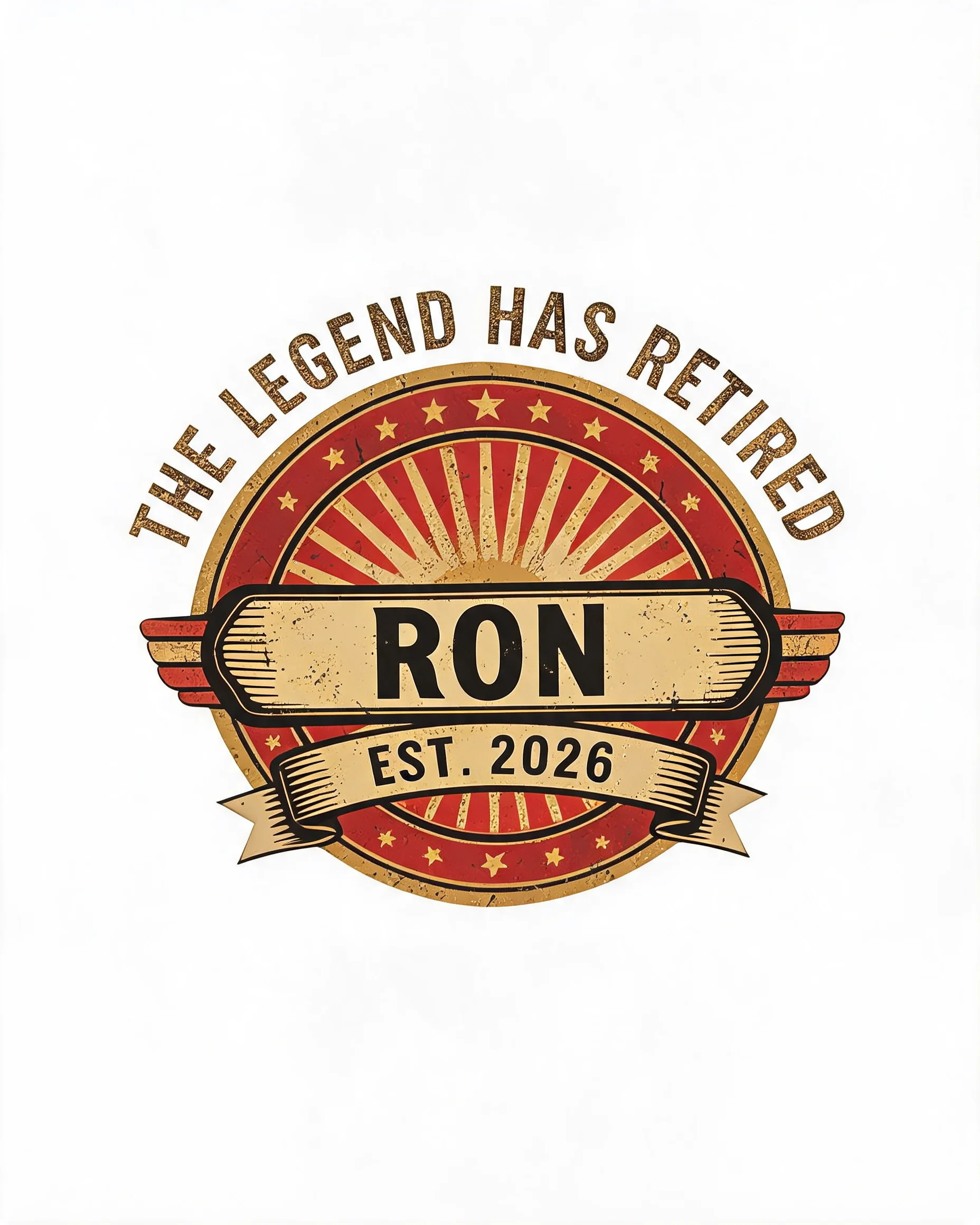 The Legend Has Retired Est. Personalized Shirt