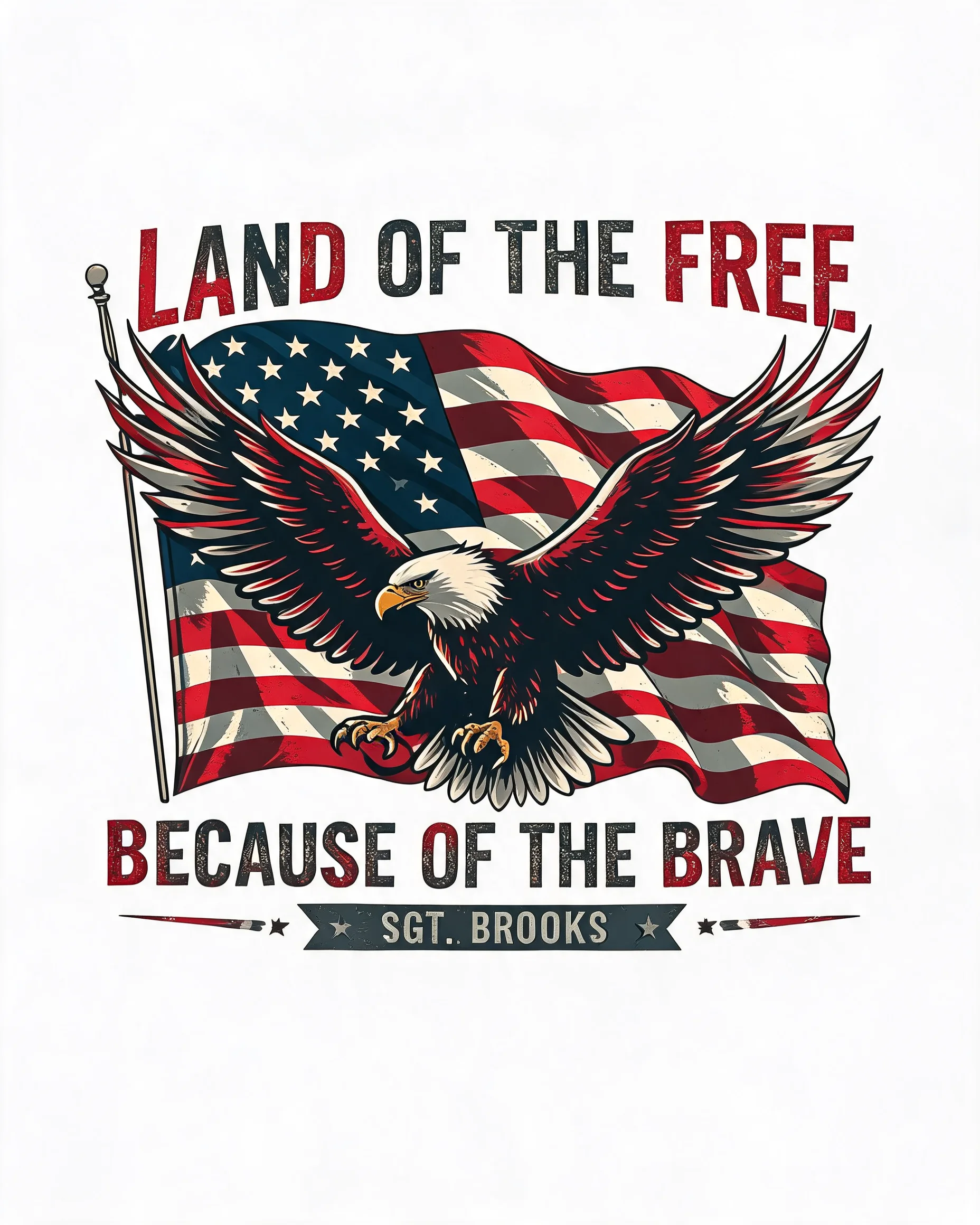 Land Of The Free Because Of The Brave Personalized Shirt
