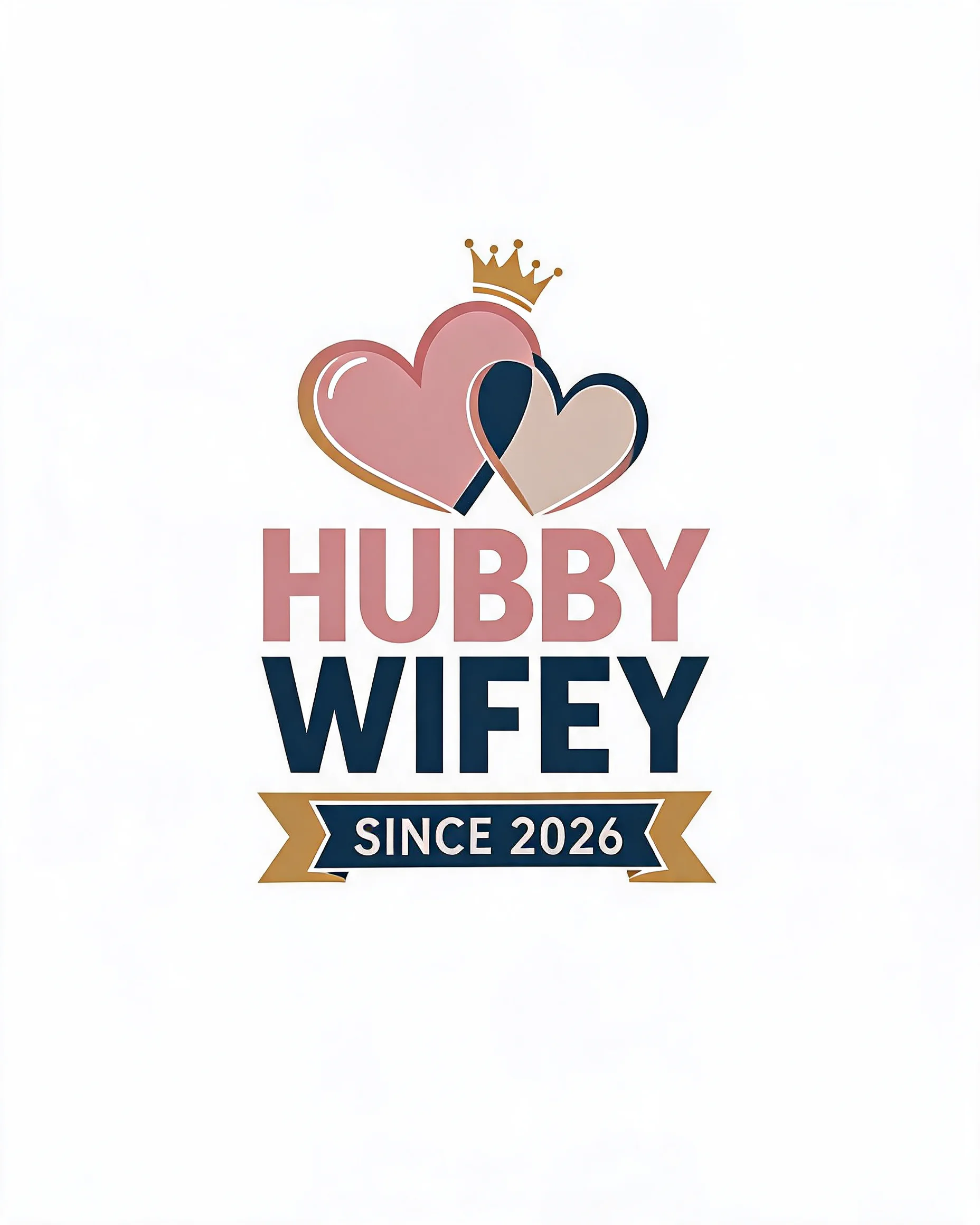 Hubby And Wifey Personalized Couple Shirt