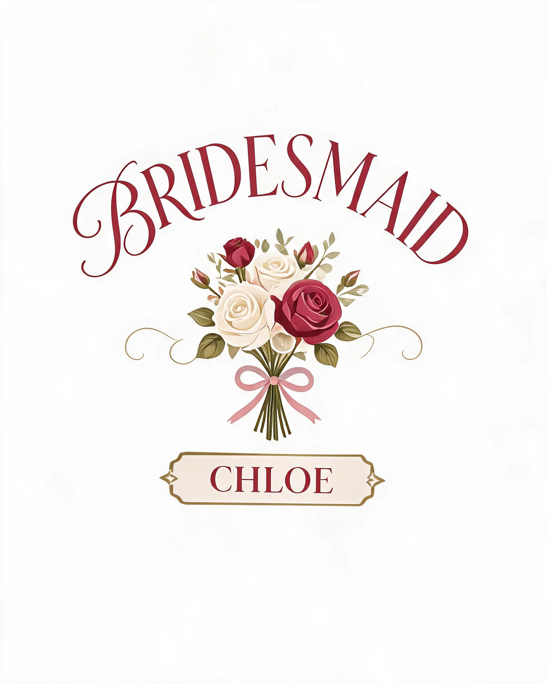 Bridesmaid Personalized Bachelorette Shirt