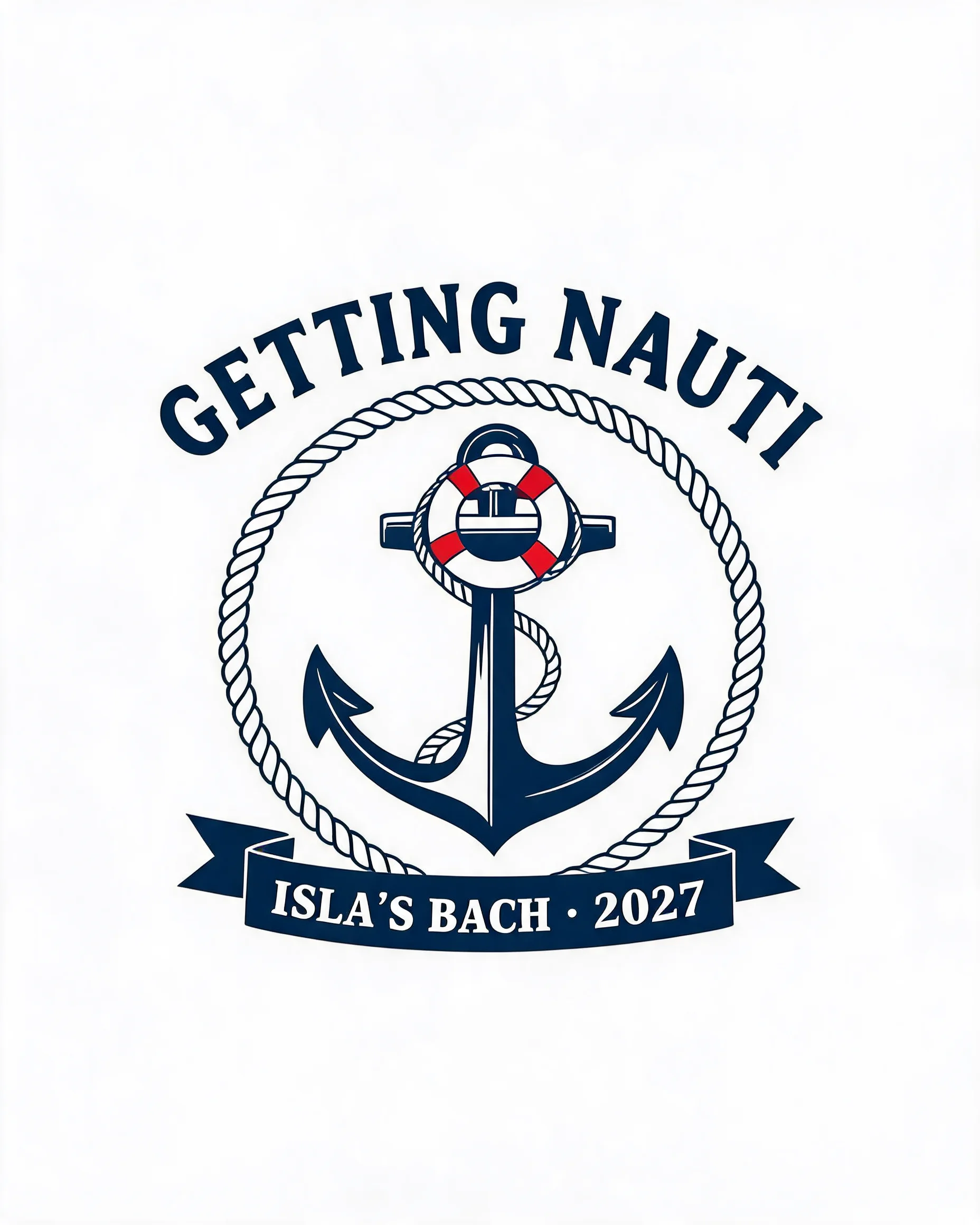 Getting Nauti Personalized Bachelorette Shirt