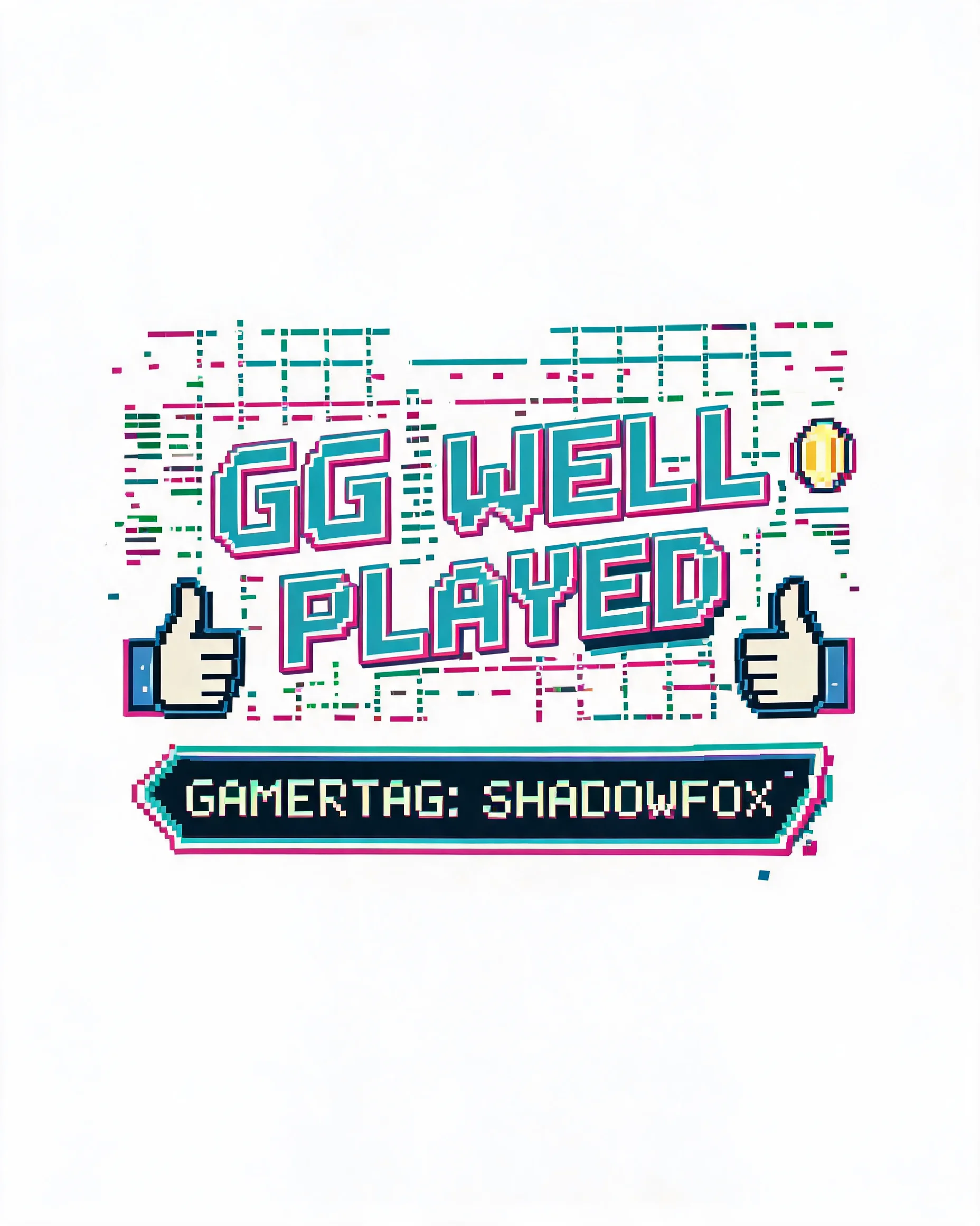 GG Well Played Personalized Gamertag Shirt
