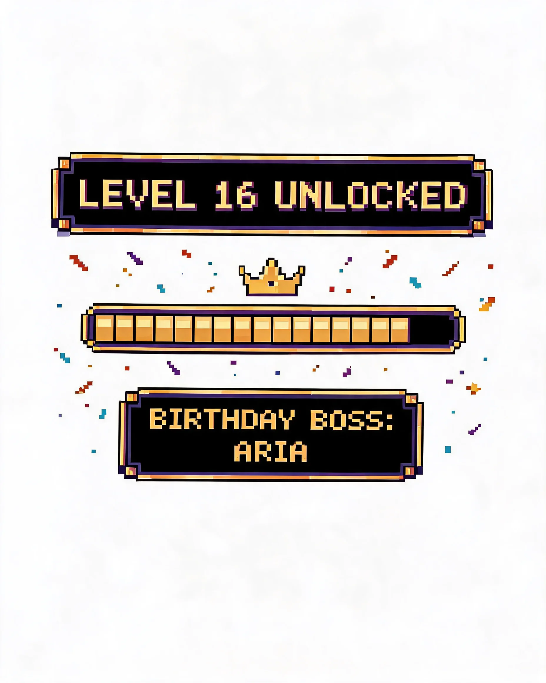 Level Up Birthday Boss Personalized Gamer Shirt