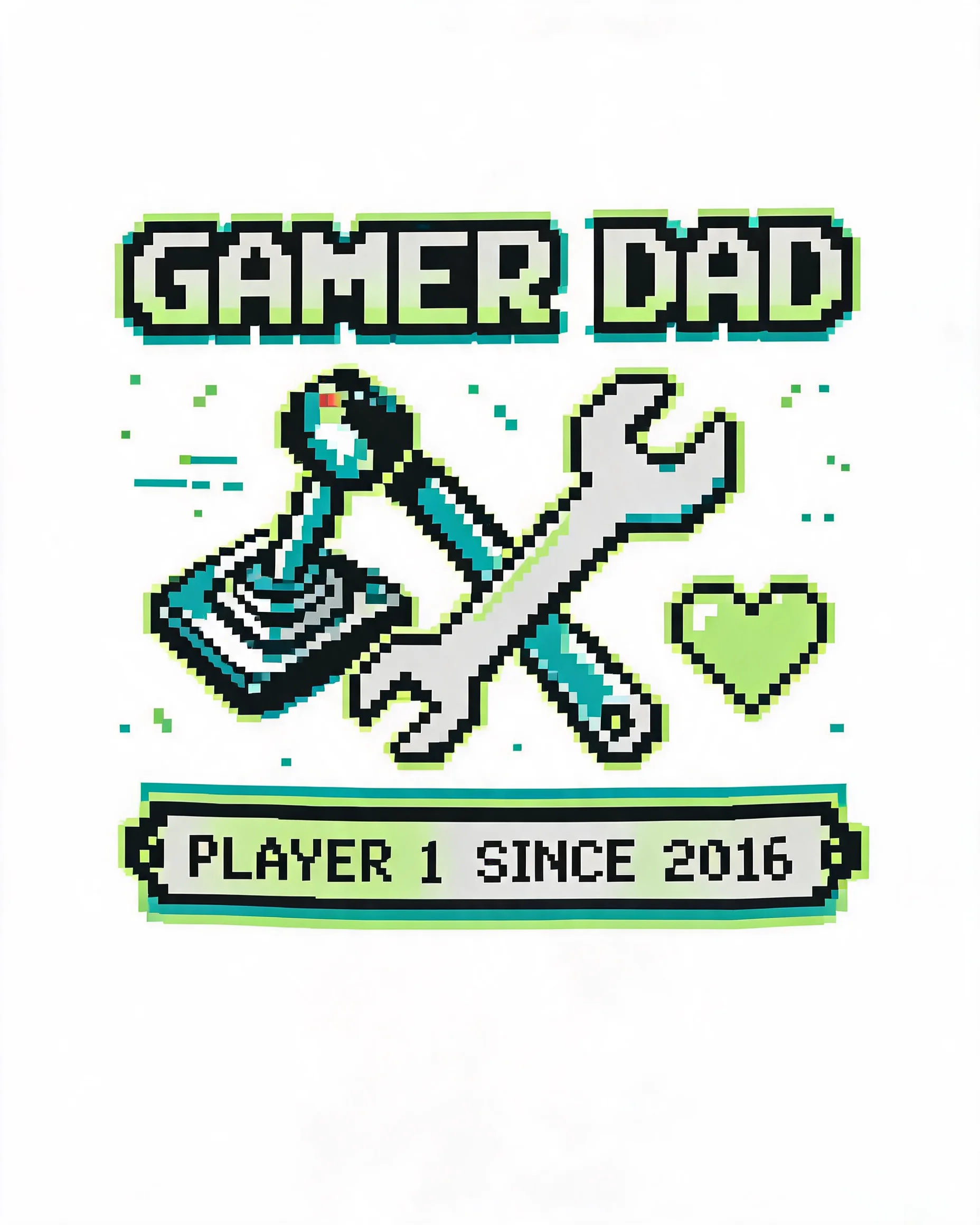 Gamer Dad Since Personalized Gaming Shirt