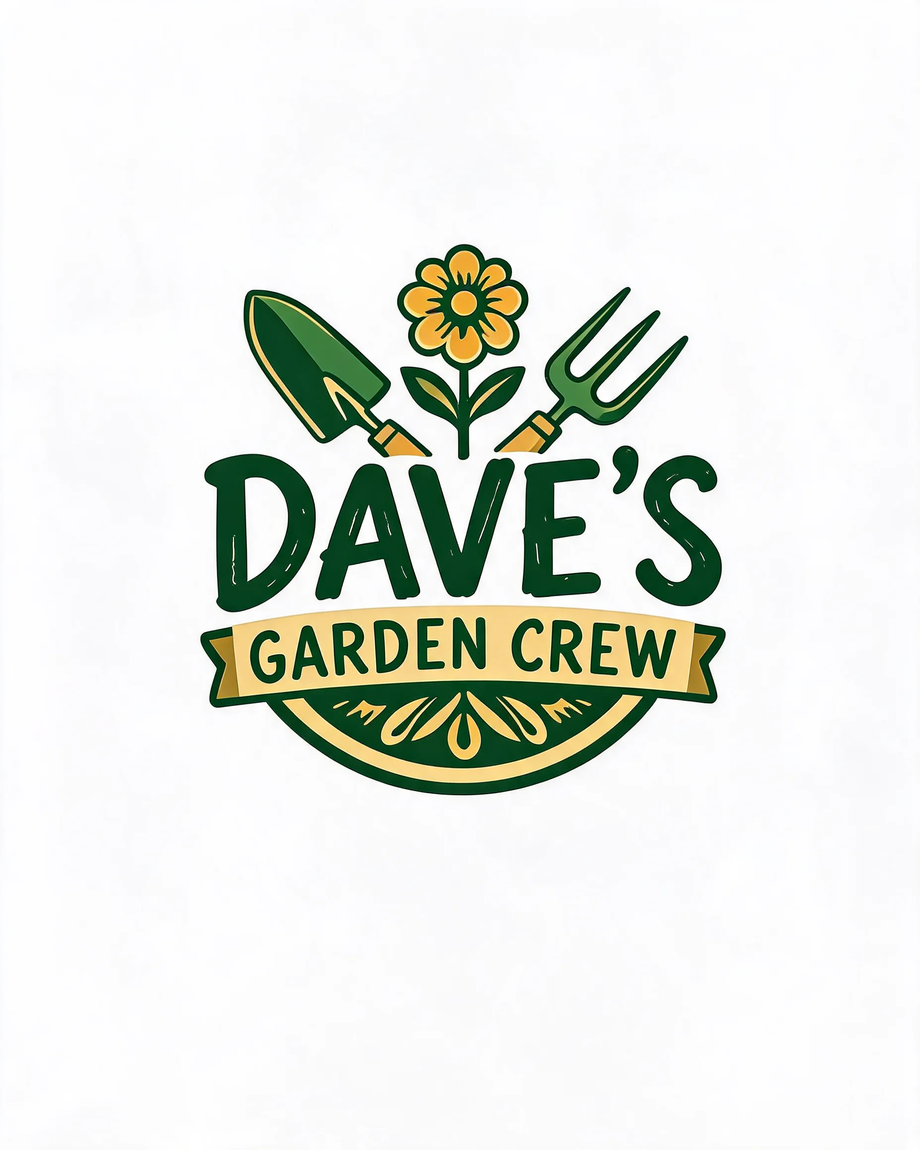Gardener Name Crew Personalized Shirt