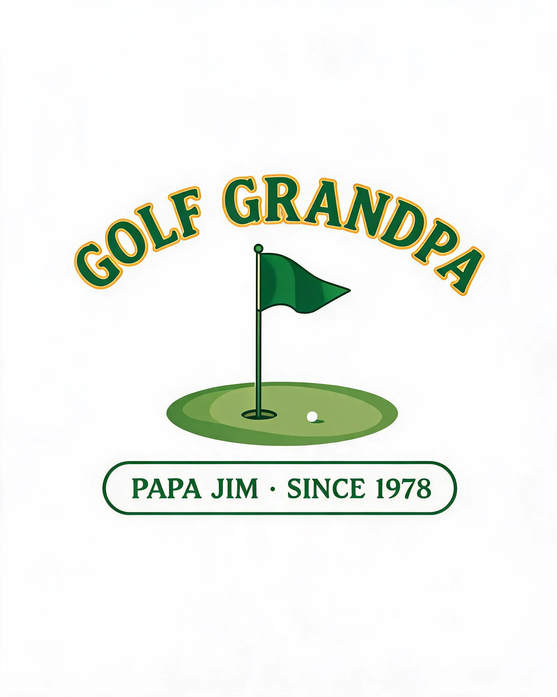 Golf Grandpa Legend Personalized Golf Shirt
