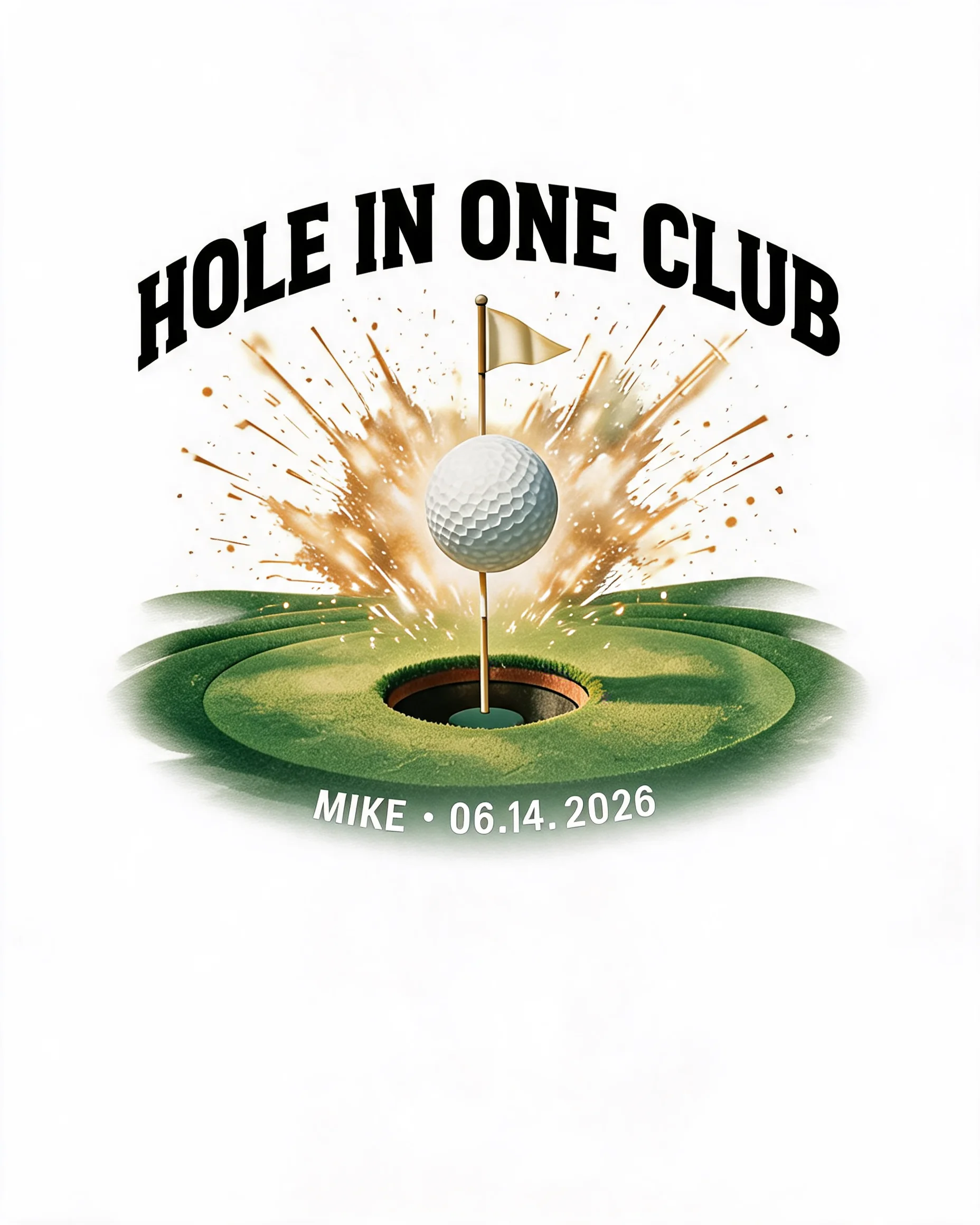 Hole In One Club Personalized Golf Shirt