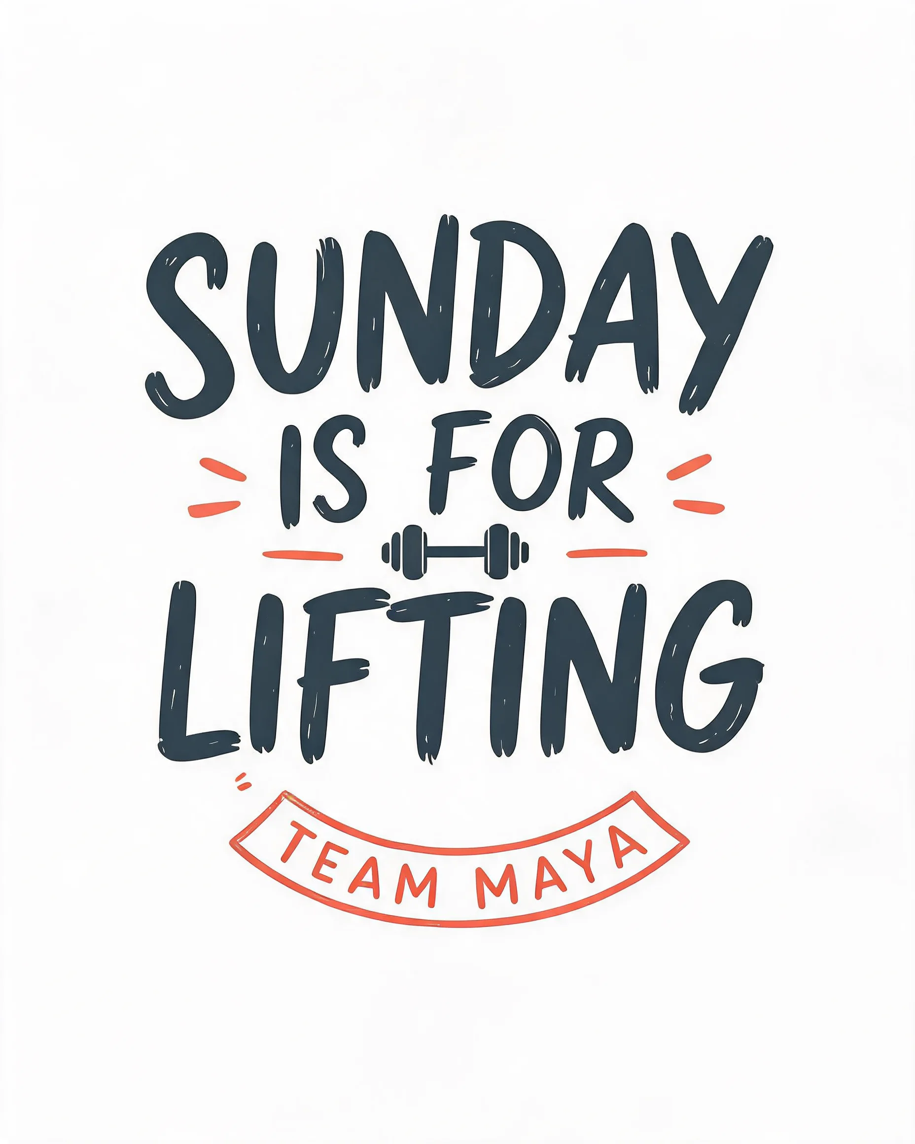 Sunday Is For Lifting Personalized Fitness Shirt