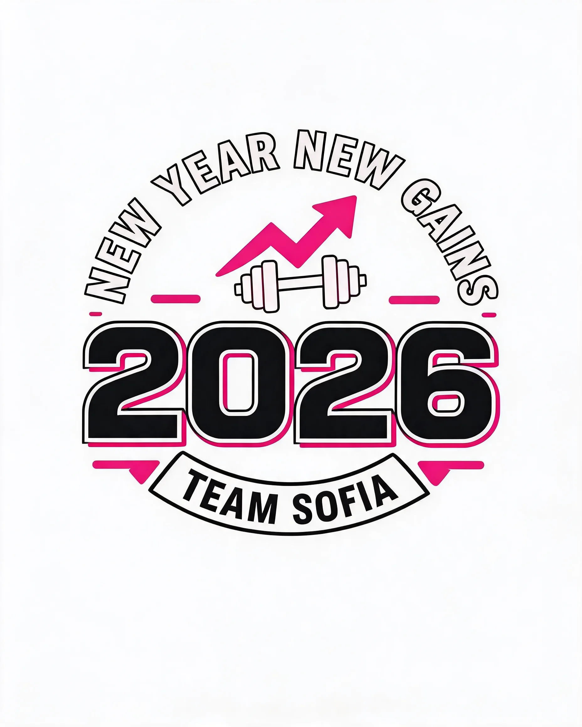 New Year New Gains Personalized Resolution Shirt