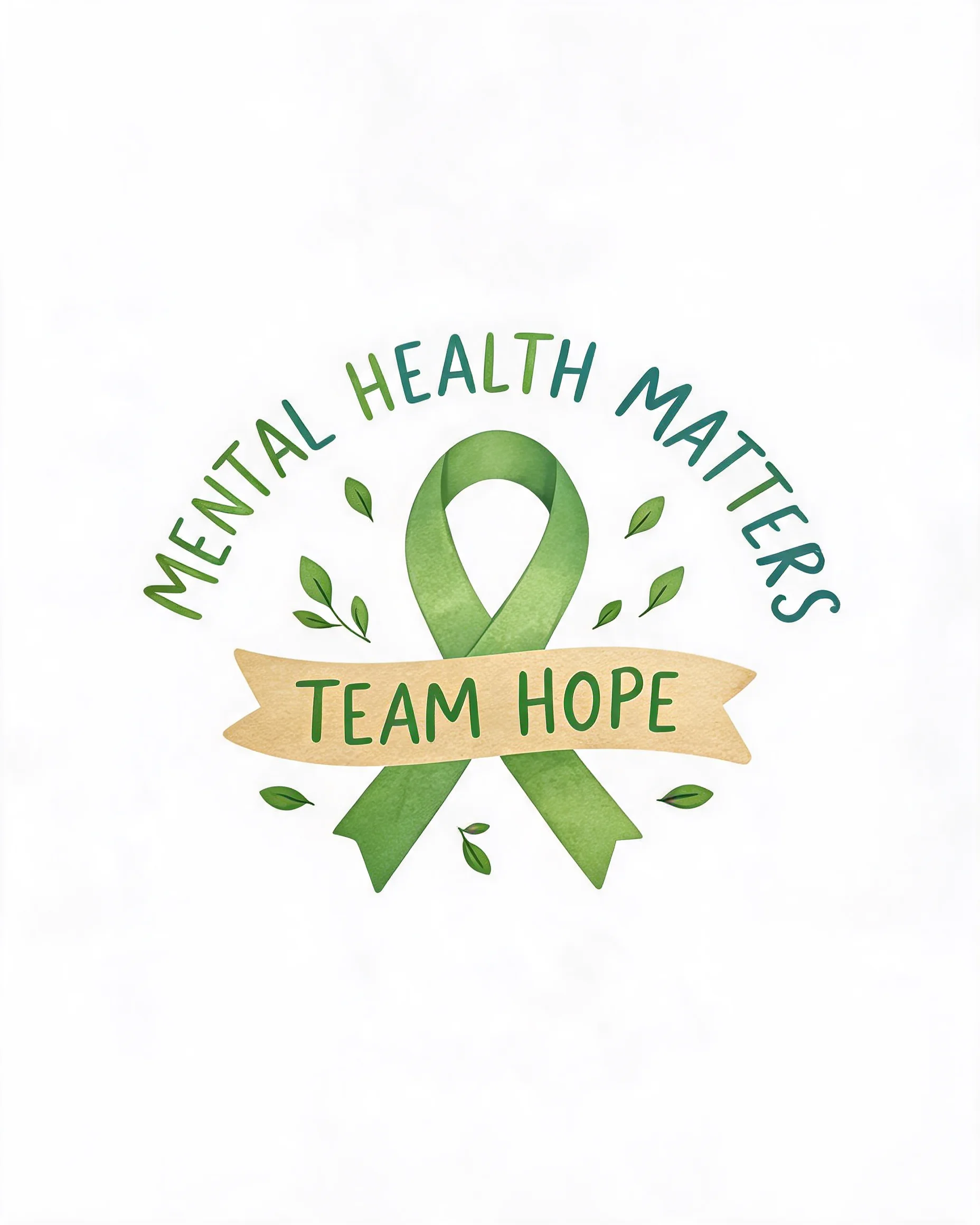 Mental Health Matters Ribbon Personalized Shirt