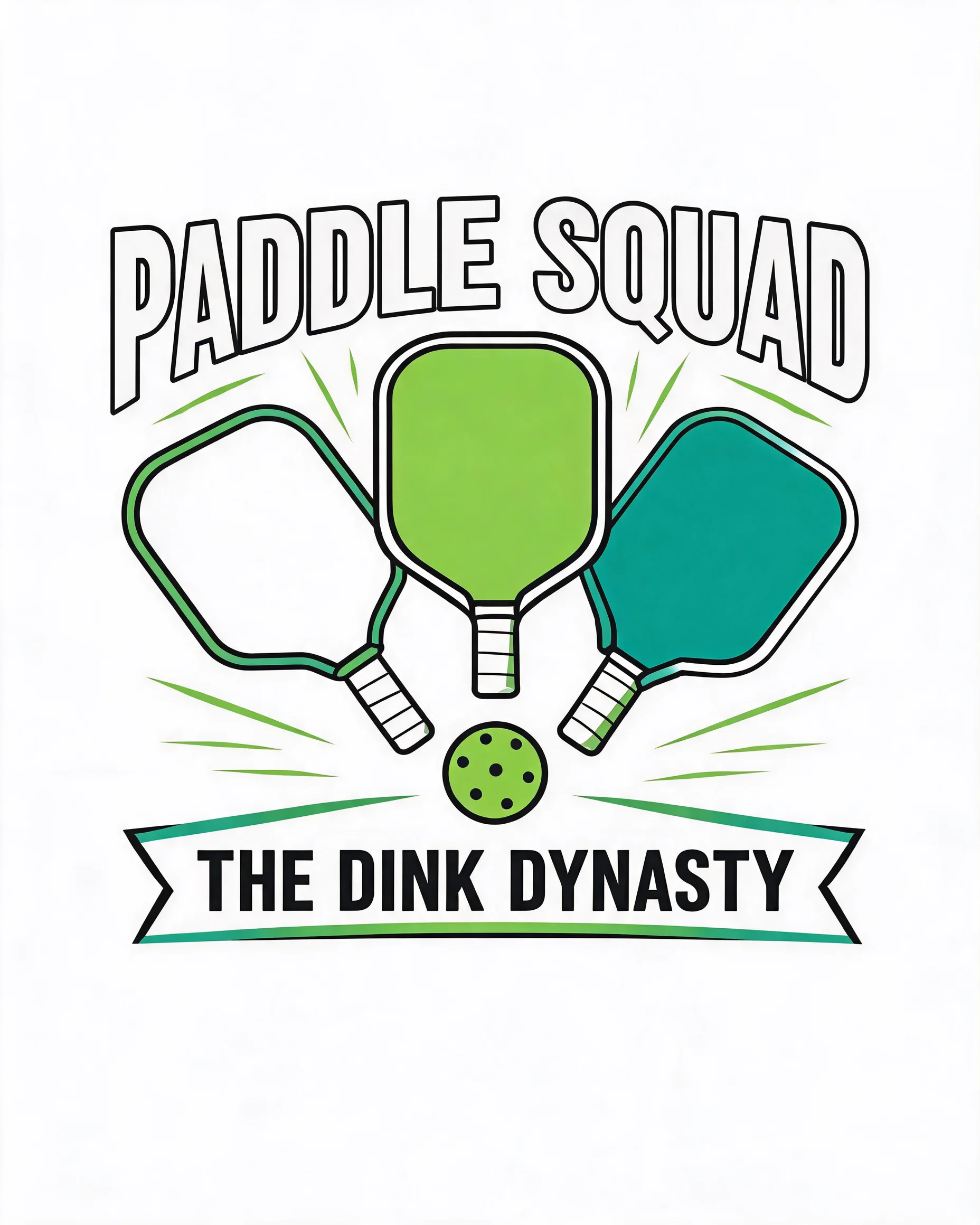 Paddle Squad Crew Personalized Pickleball Shirt