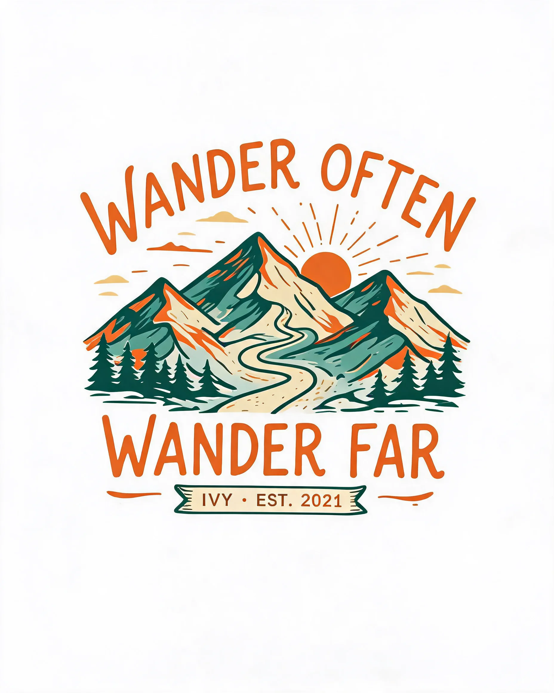 Wander Often Wander Far Personalized Travel Shirt