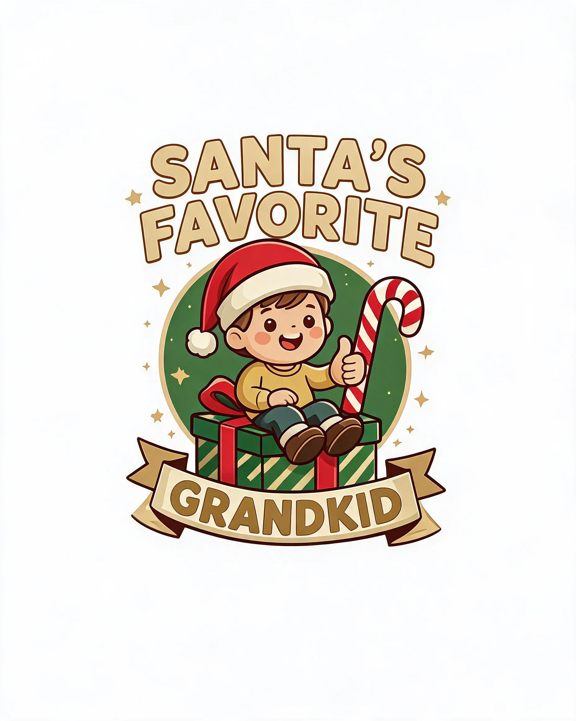 Santa's Favorite Personalized Christmas Shirt