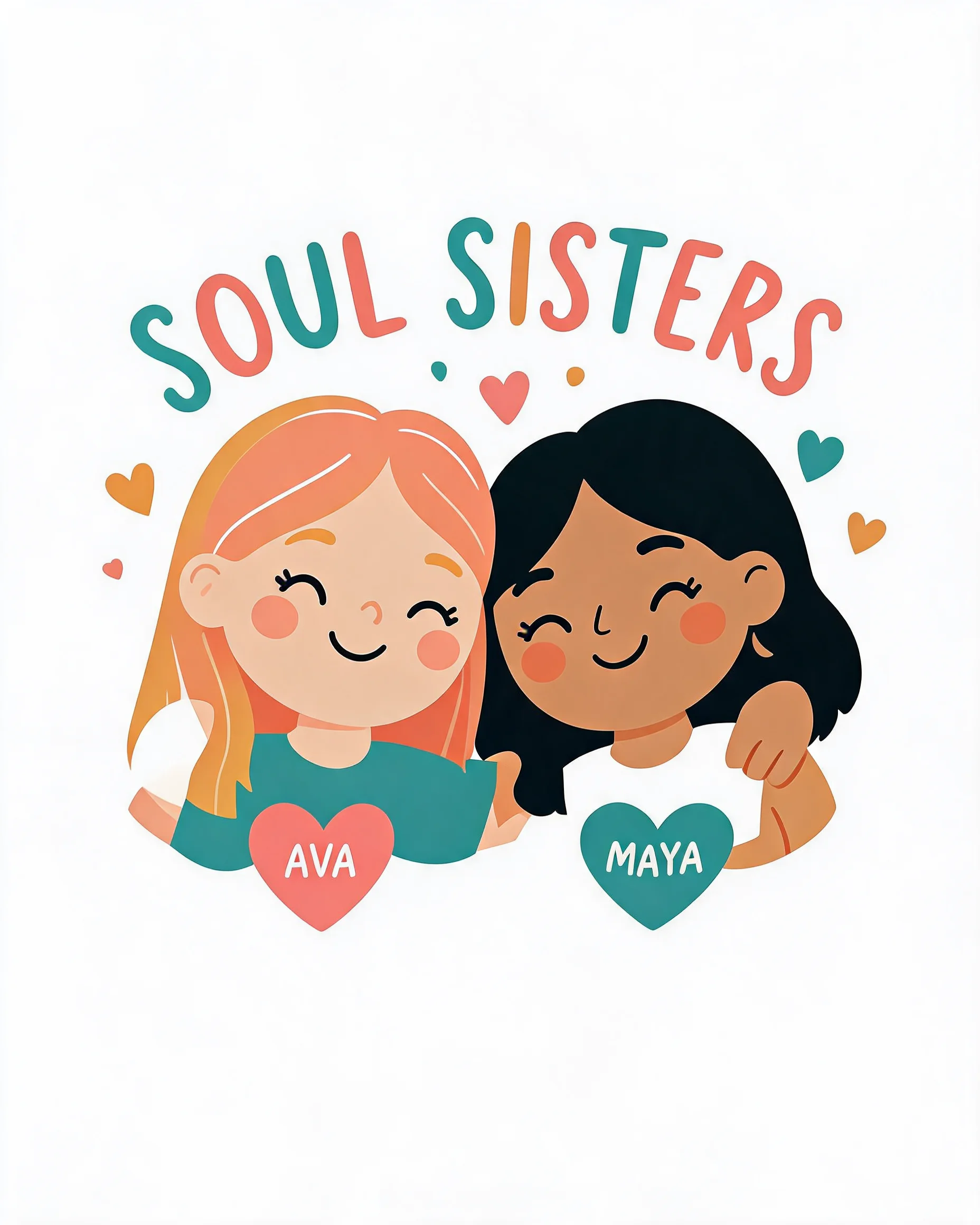 Soul Sisters Personalized Matching Shirt