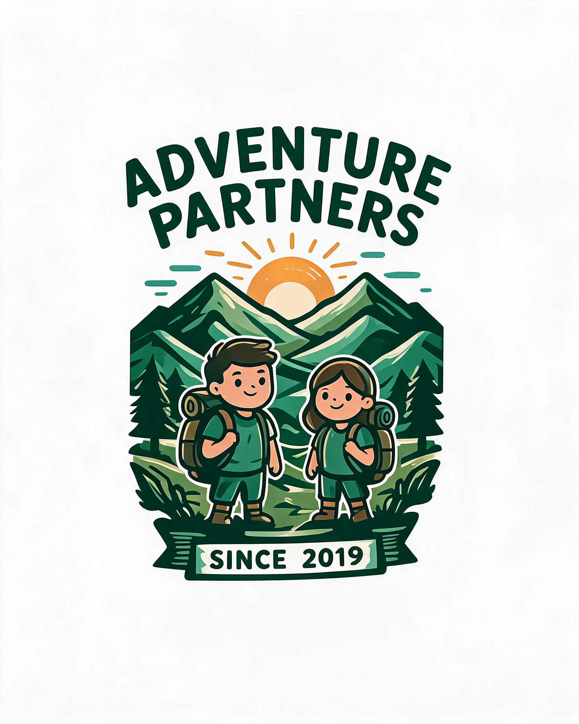 Adventure Partners Matching Couple Personalized Shirt