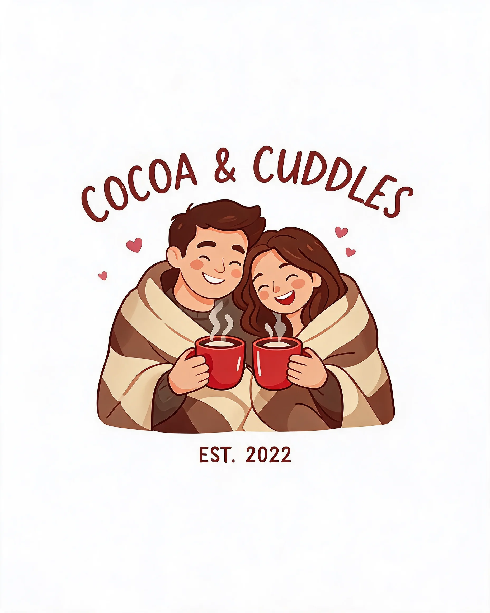 Cocoa & Cuddles Matching Couple Personalized Shirt