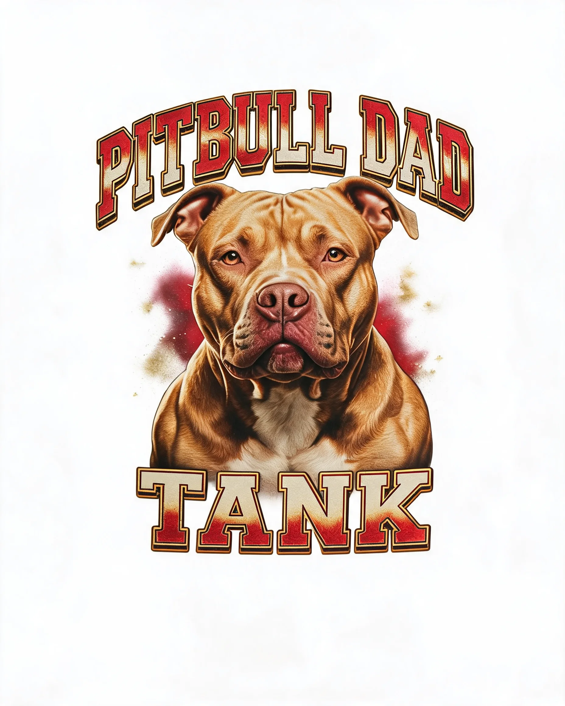 Bootleg Pitbull Dad 90s Rap Tee Personalized Shirt
