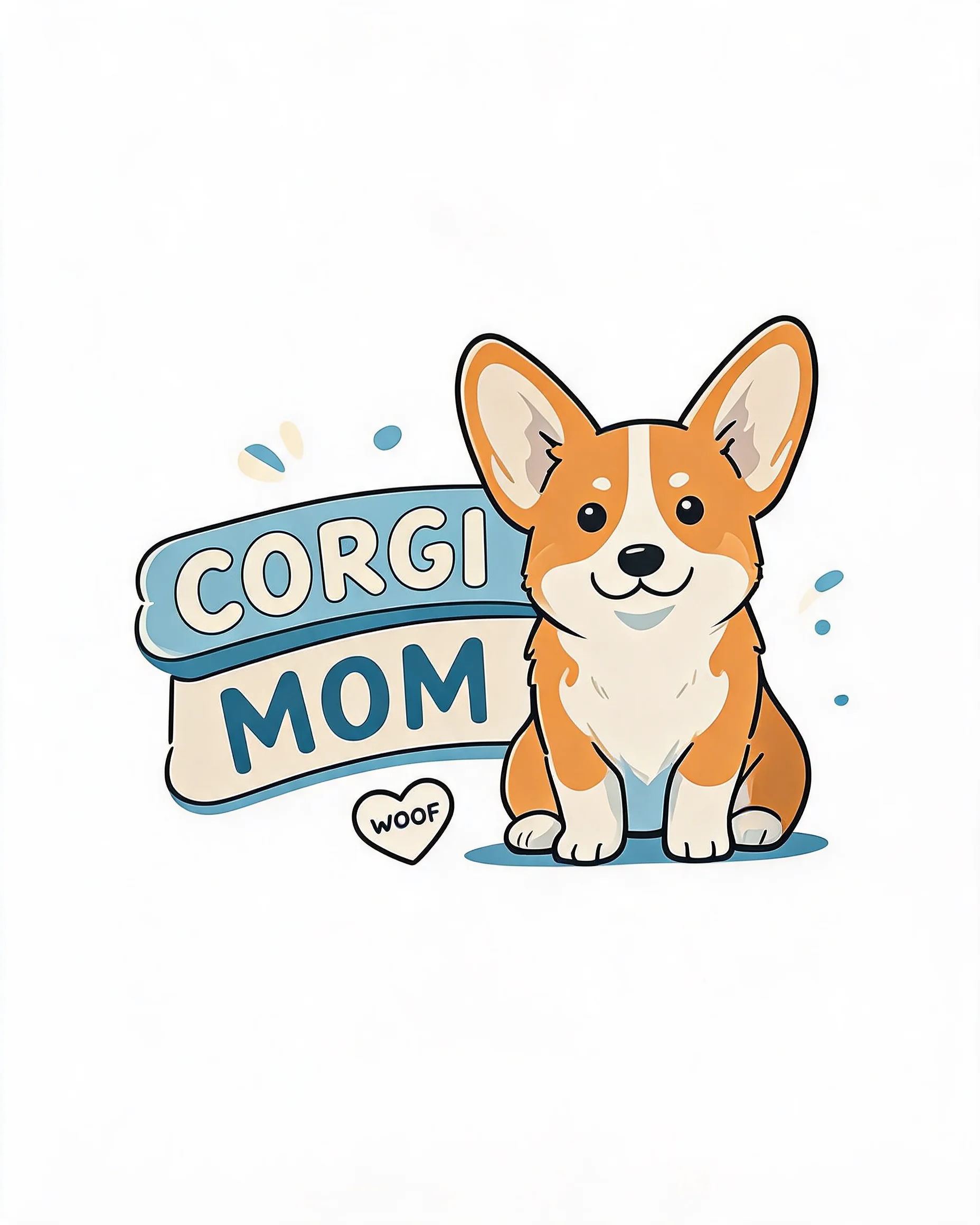 Corgi Mom Personalized Dog Shirt