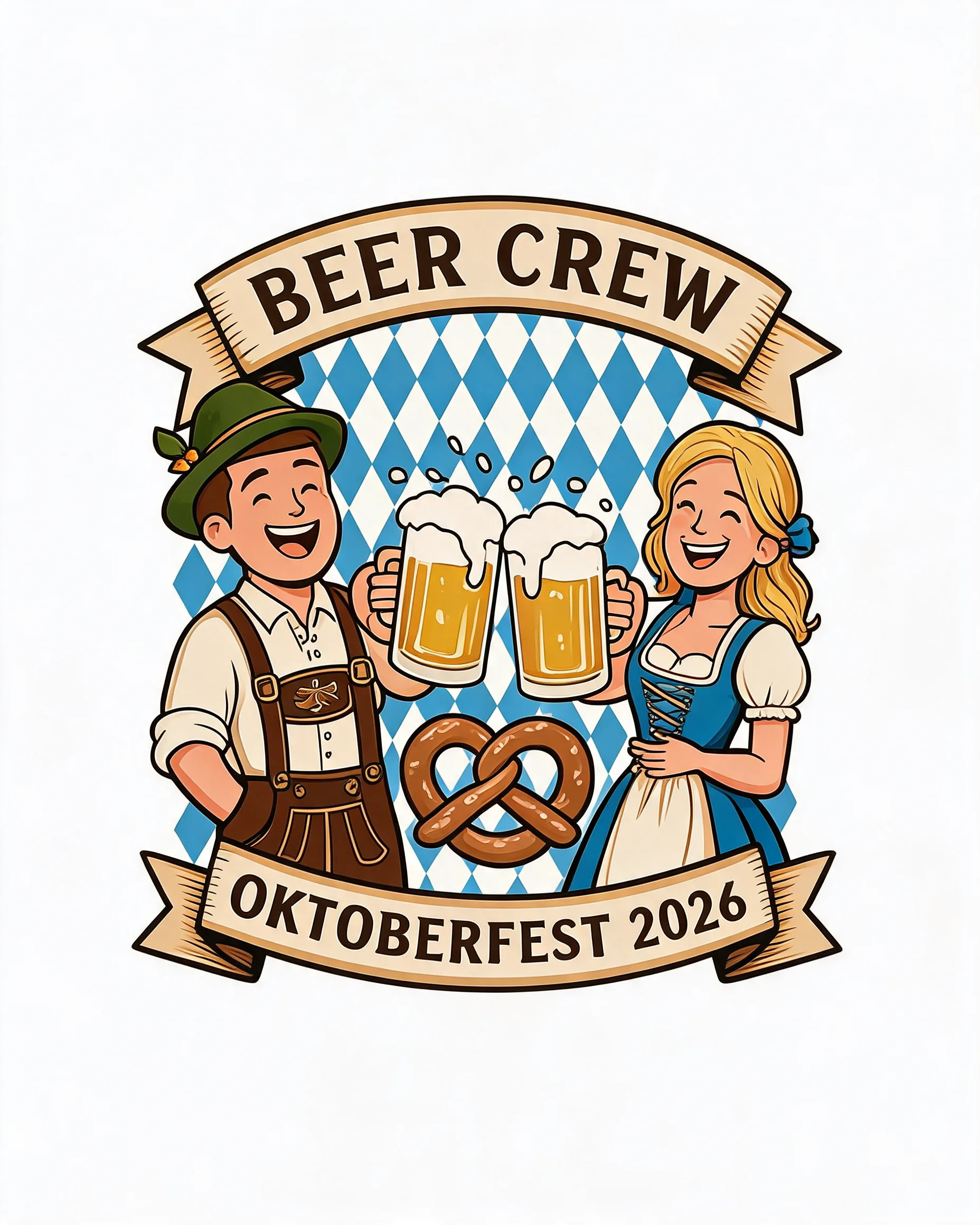 Oktoberfest Beer Crew Personalized Shirt