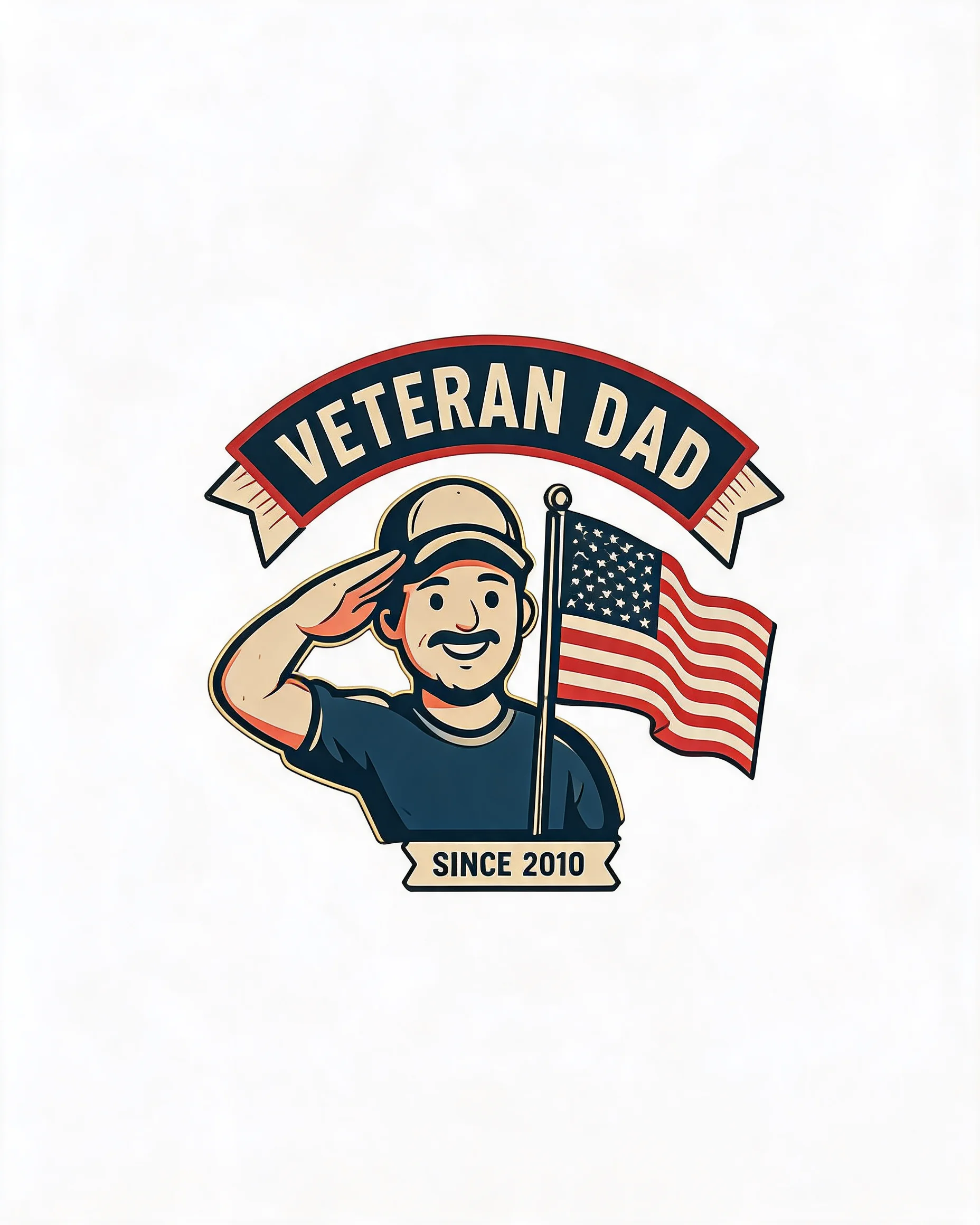 Veteran Dad Strongest Personalized Shirt