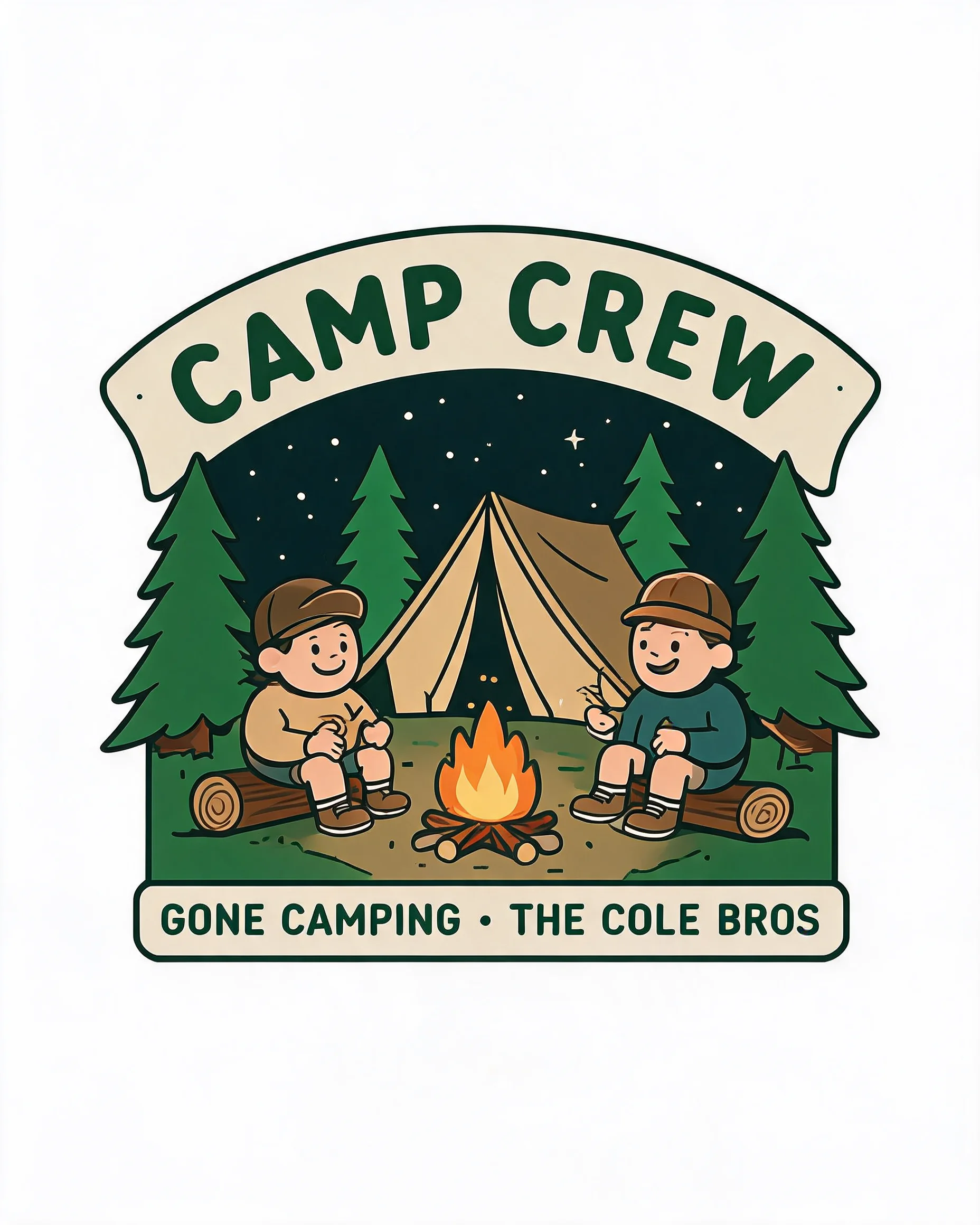 Camp Crew Adventure Personalized Travel Shirt