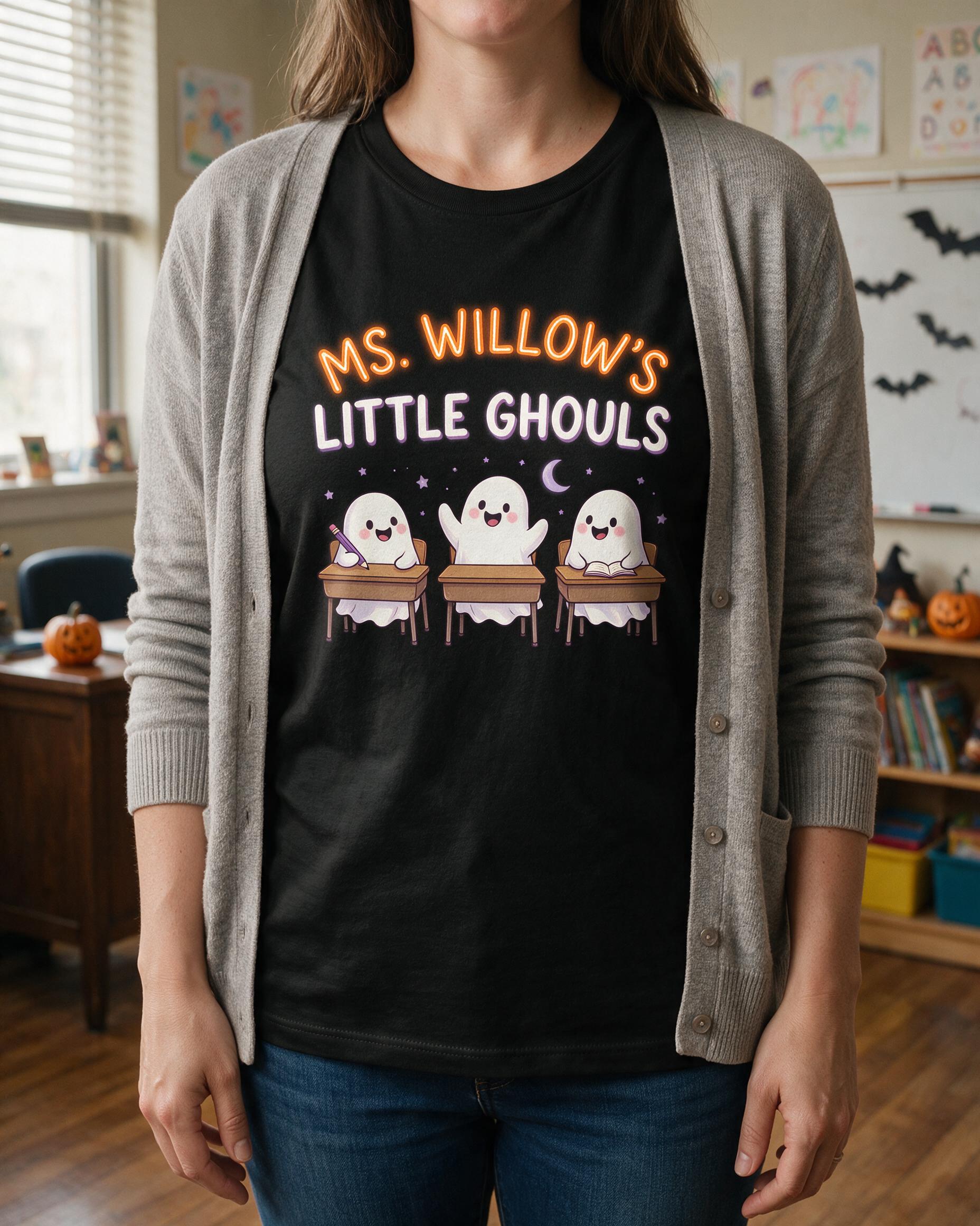 Halloween Teacher Little Ghouls Custom Shirt β Black